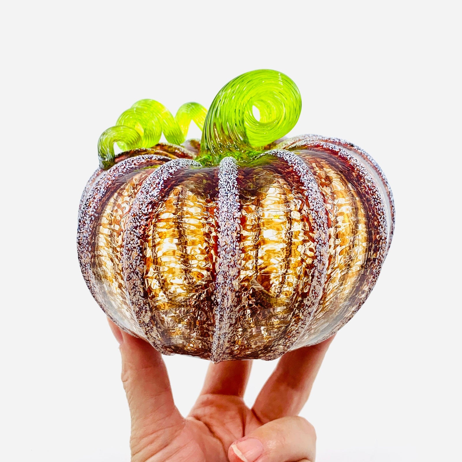 Daily Pumpkin 3648 Fall Squat Gabby Luke Adams Glass Blowing Studio 