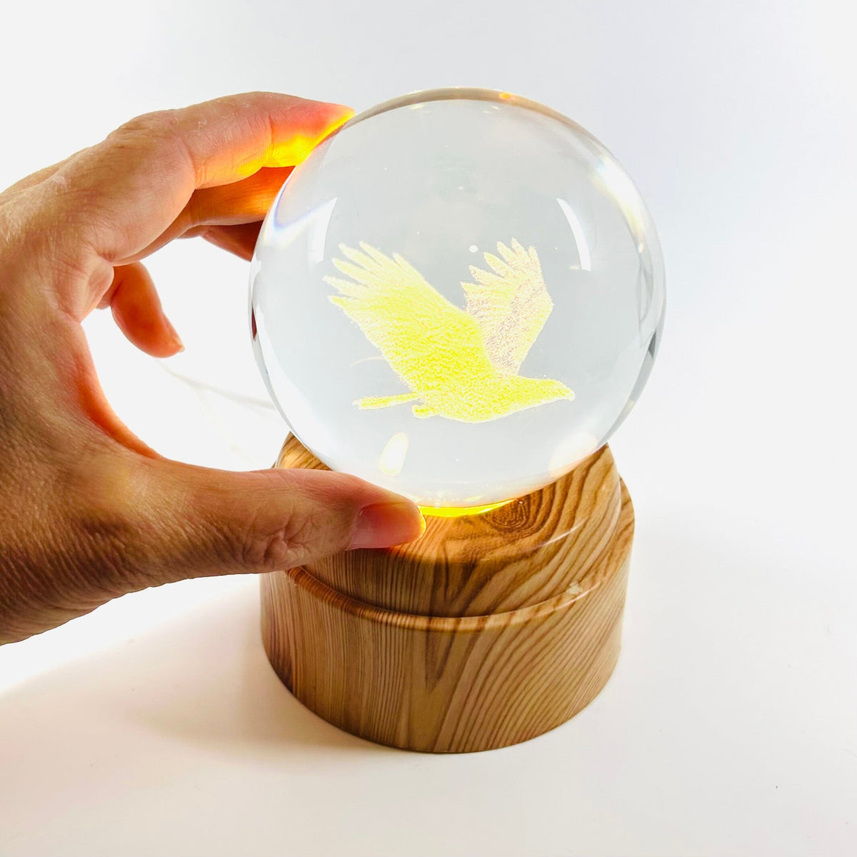 Eagle Rotating Crystal Ball Lamp CALLA PRODUCTS 