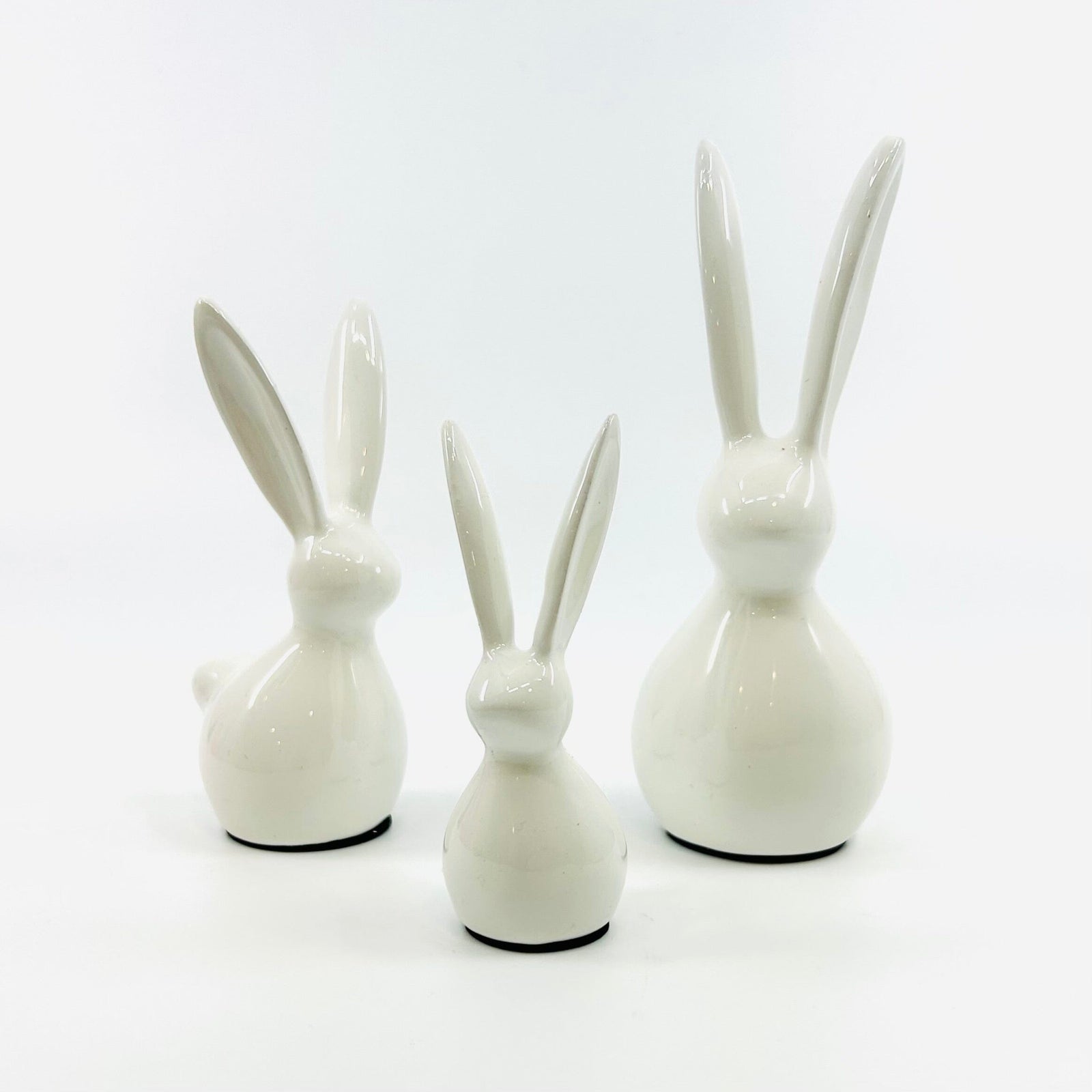 White Metal Easter Rabbit One Hundred 80 Degrees 