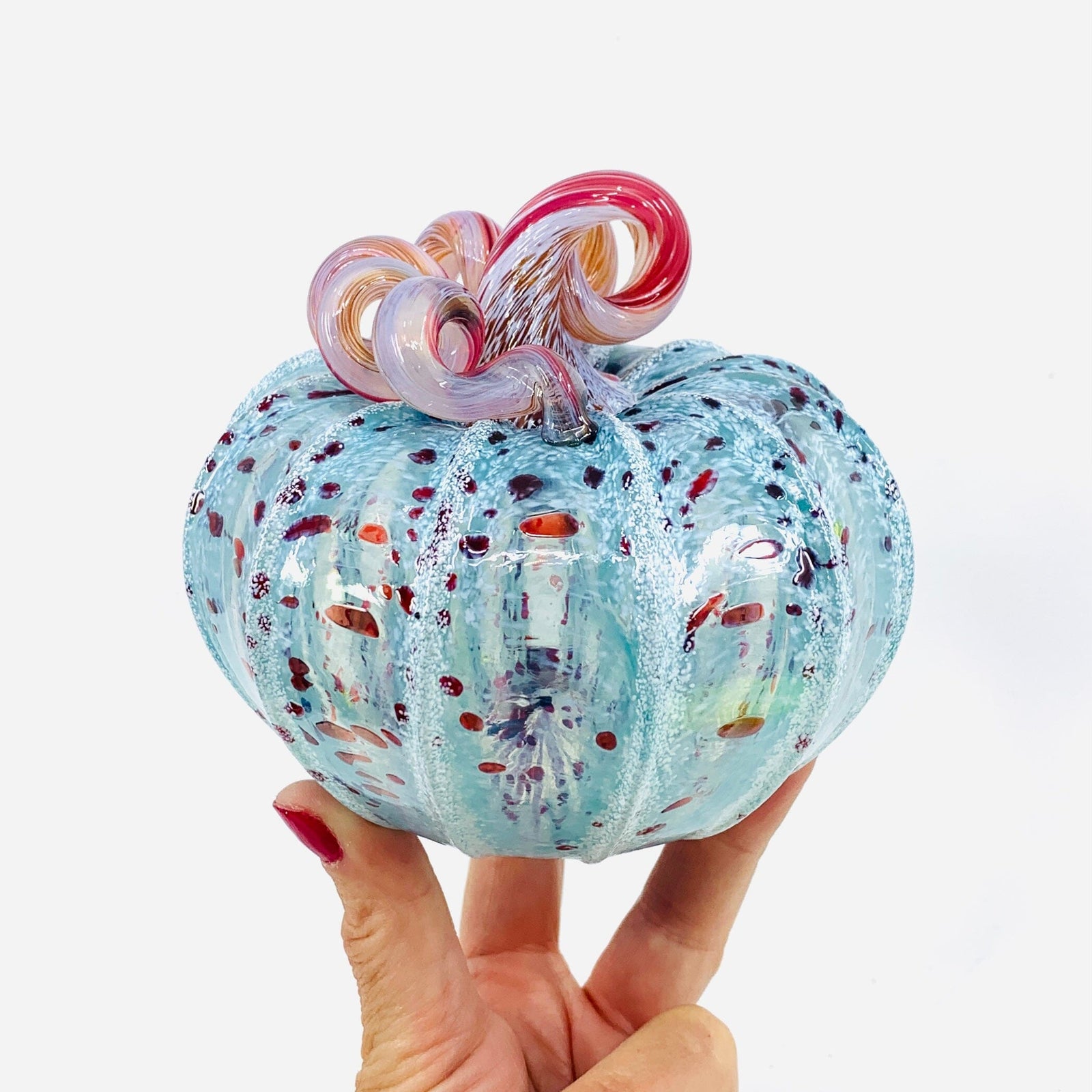 Daily Pumpkin 1886 Squat Gabby Luke Adams Glass Blowing Studio 