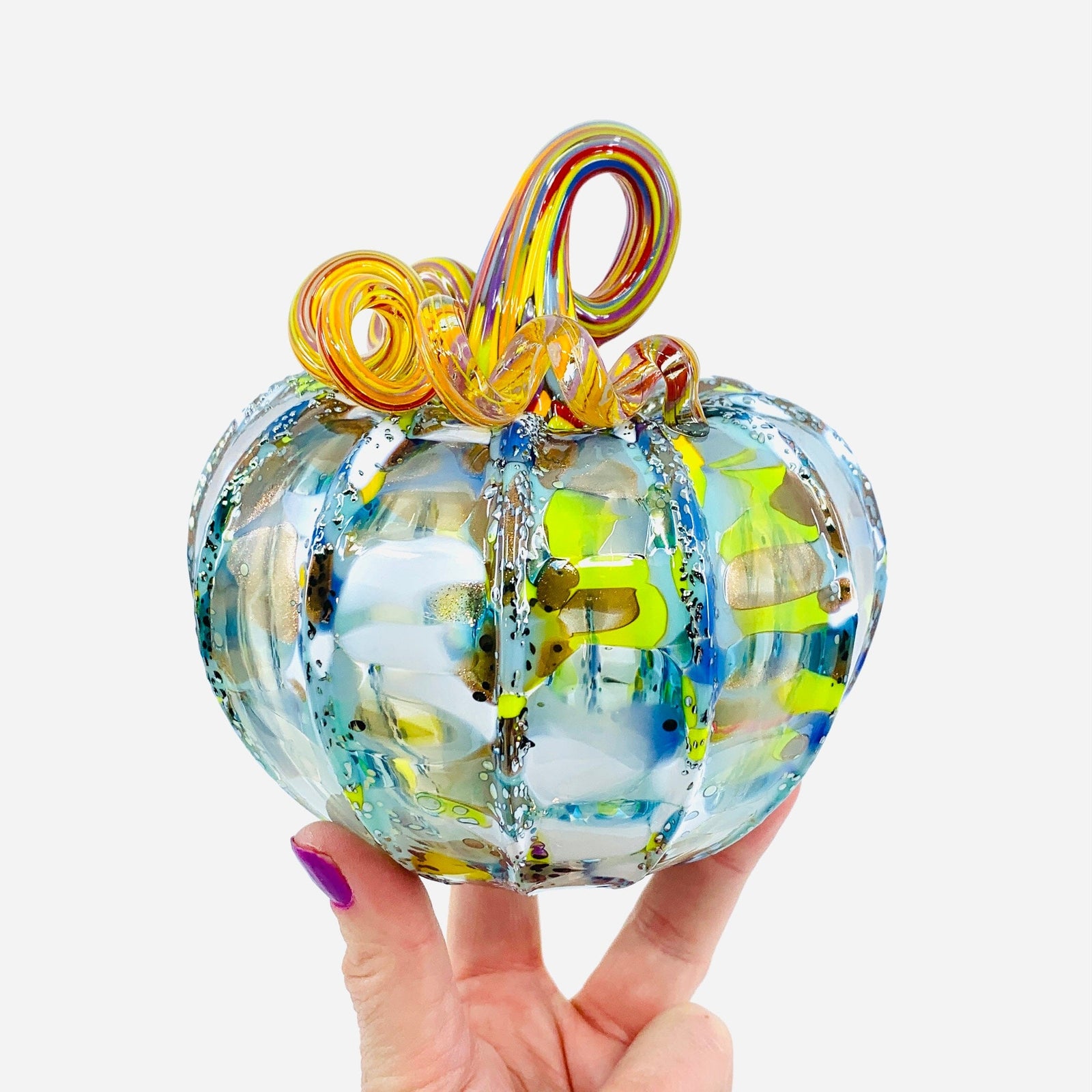 Daily Pumpkin 2975 Squat Gabby Luke Adams Glass Blowing Studio 