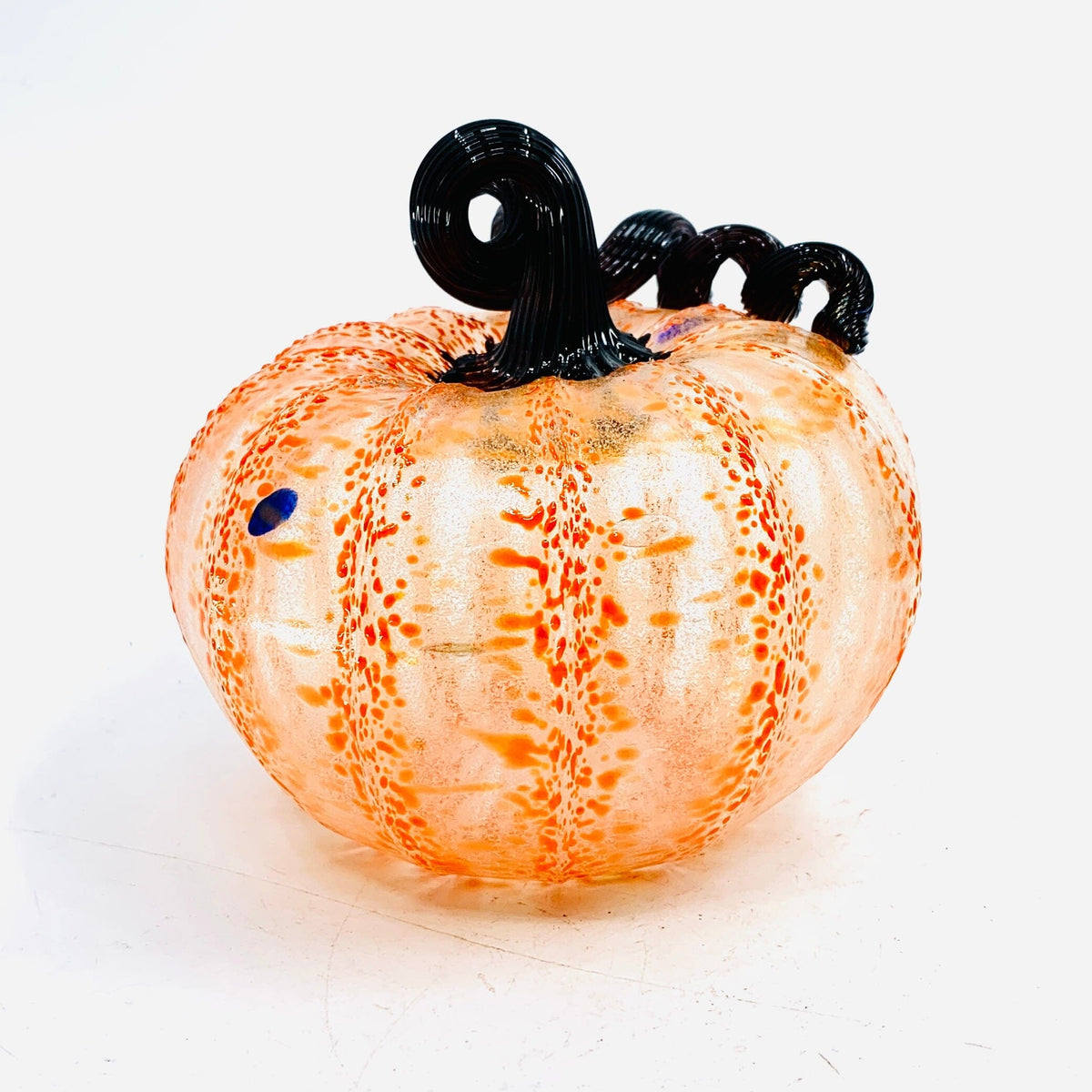 Daily Glow Pumpkin 1232 Squat Daily Pumpkin Luke Adams Glass Blowing Studio 