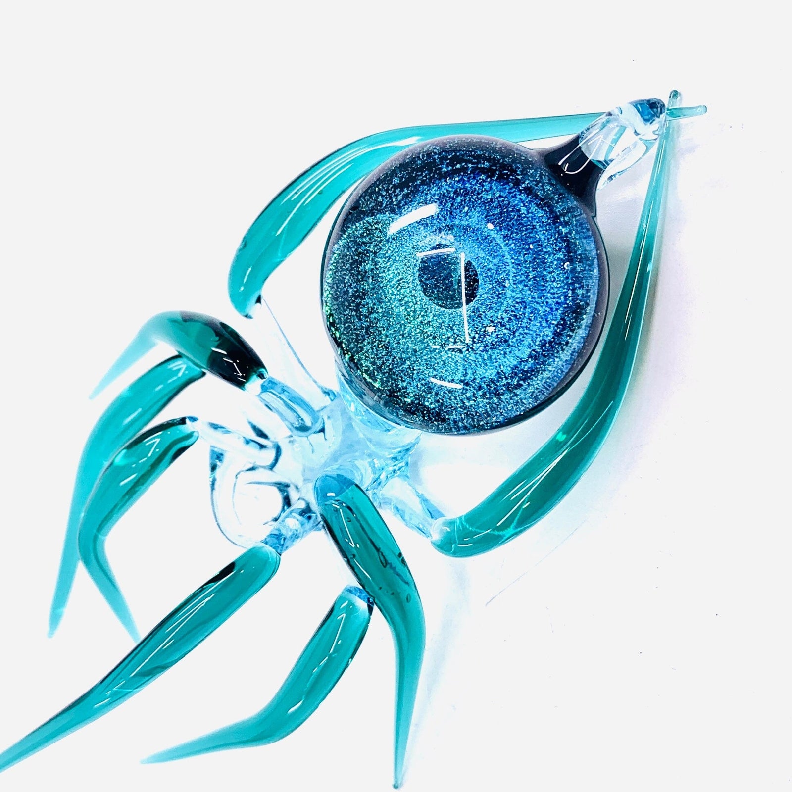 Glass Galaxy Spider Ornament, 22 Ornament WGK Glass Art Inc 