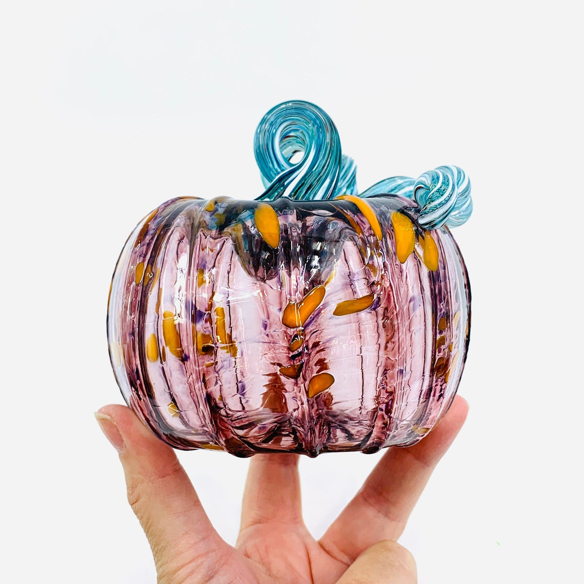 Daily Pumpkin 2912 Oops Squat Gabby Luke Adams Glass Blowing Studio 