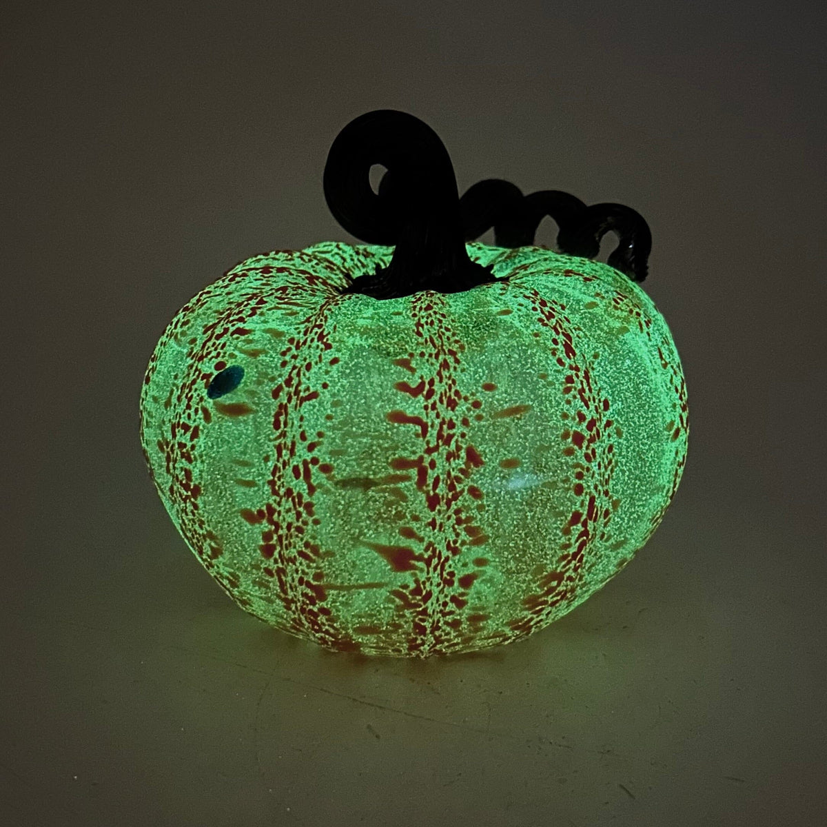 Daily Glow Pumpkin 1232 Squat Daily Pumpkin Luke Adams Glass Blowing Studio 