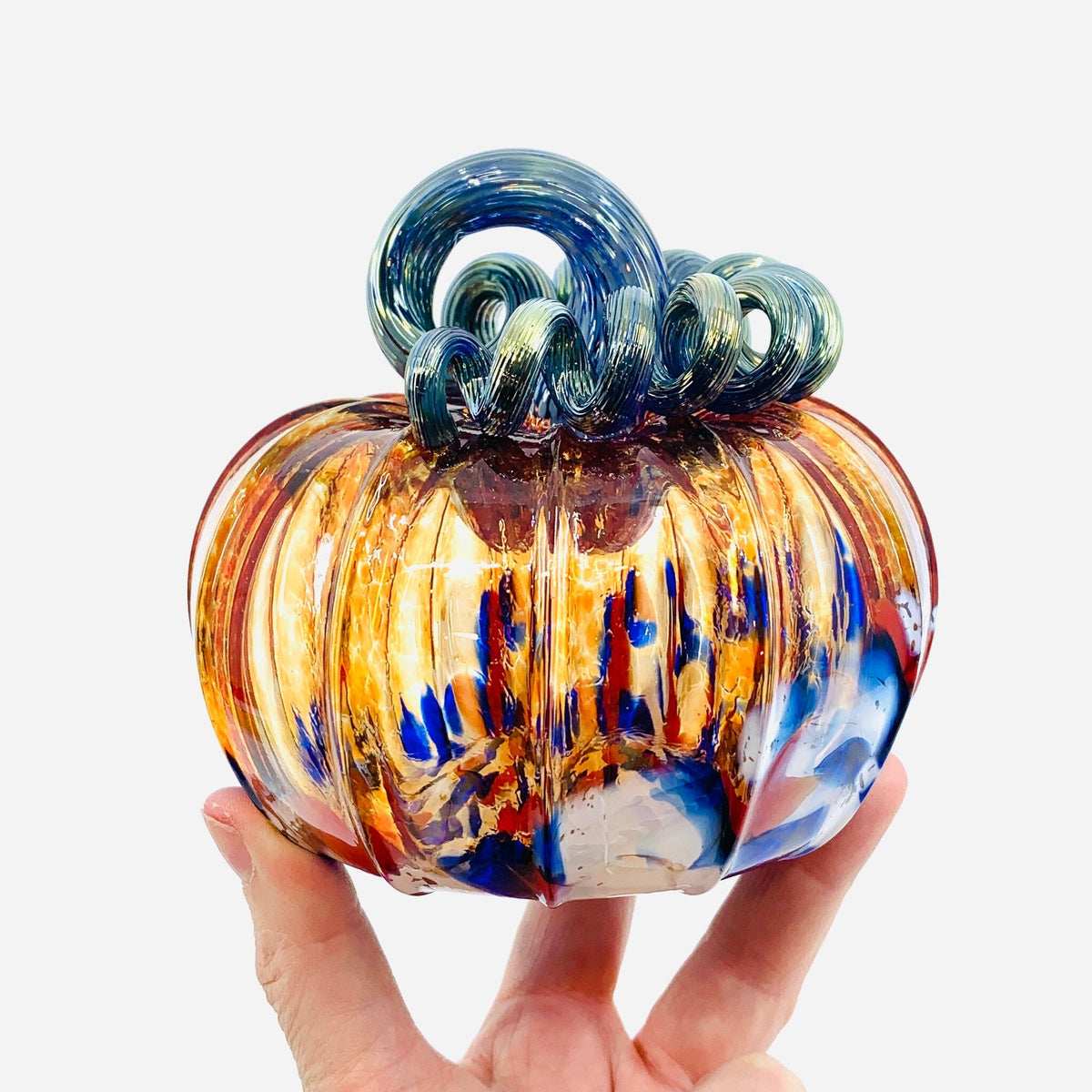 Daily Pumpkin 339 American Squat Gabby Luke Adams Glass Blowing Studio 