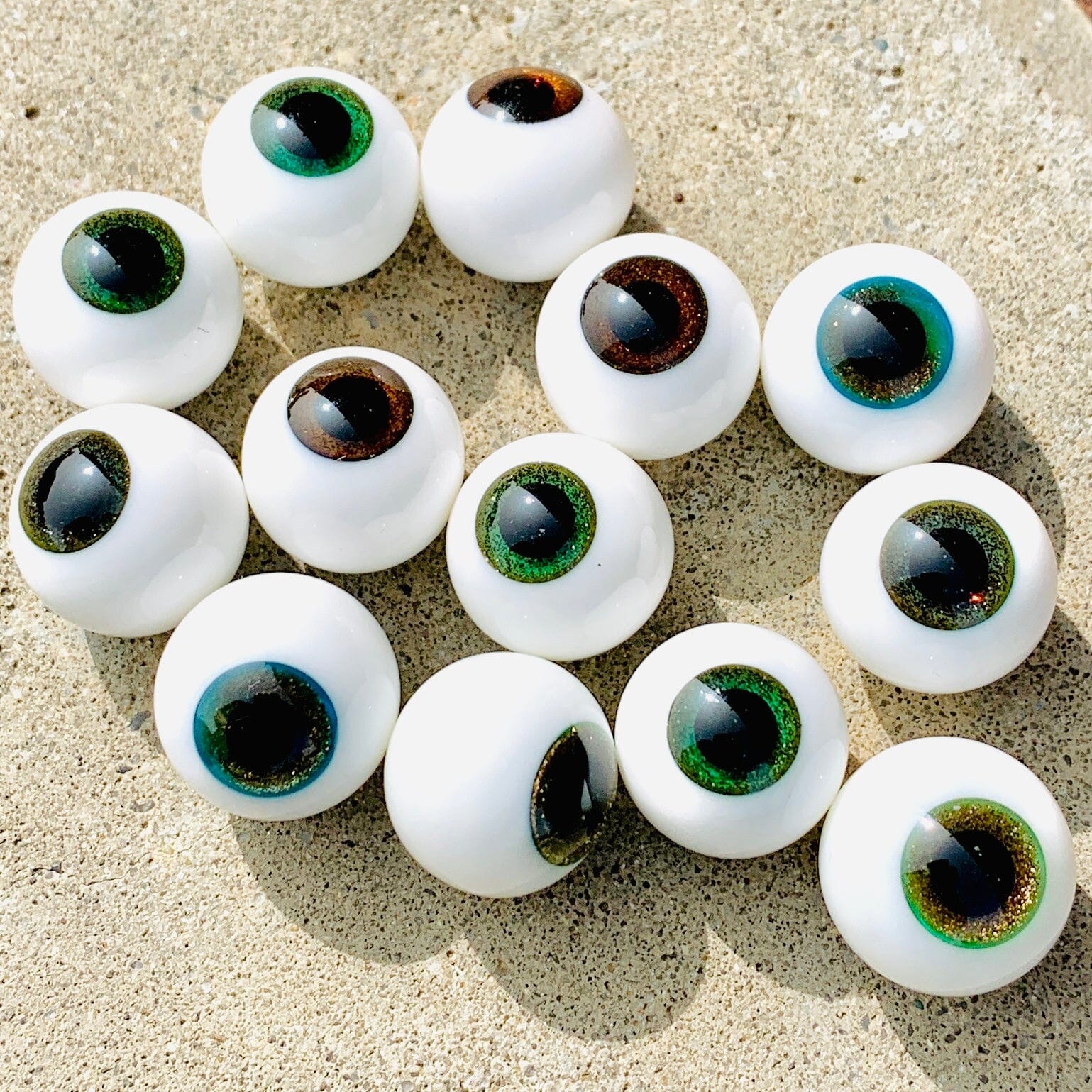 Set of Glass Eyes 273 Miniature - 
