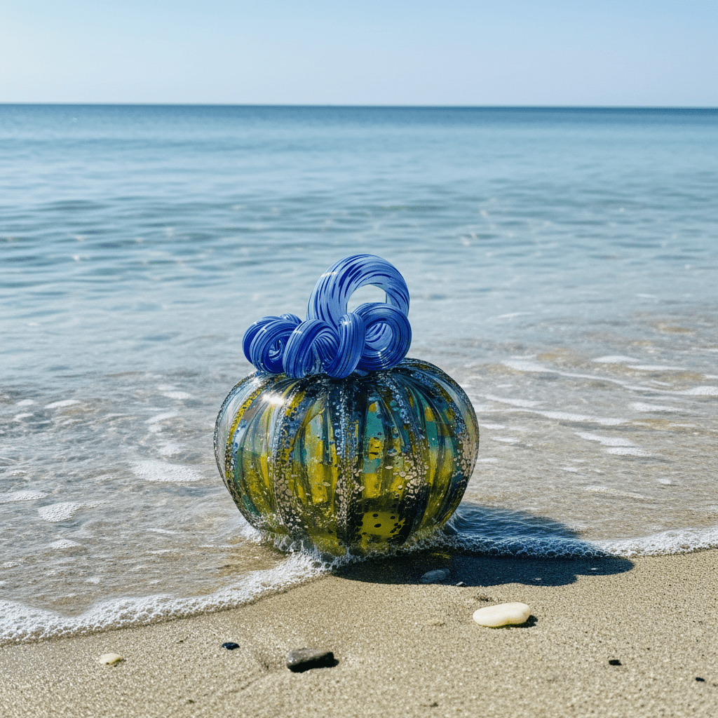 Daily Pumpkin 110 Squat Gabby Luke Adams Glass Blowing Studio 