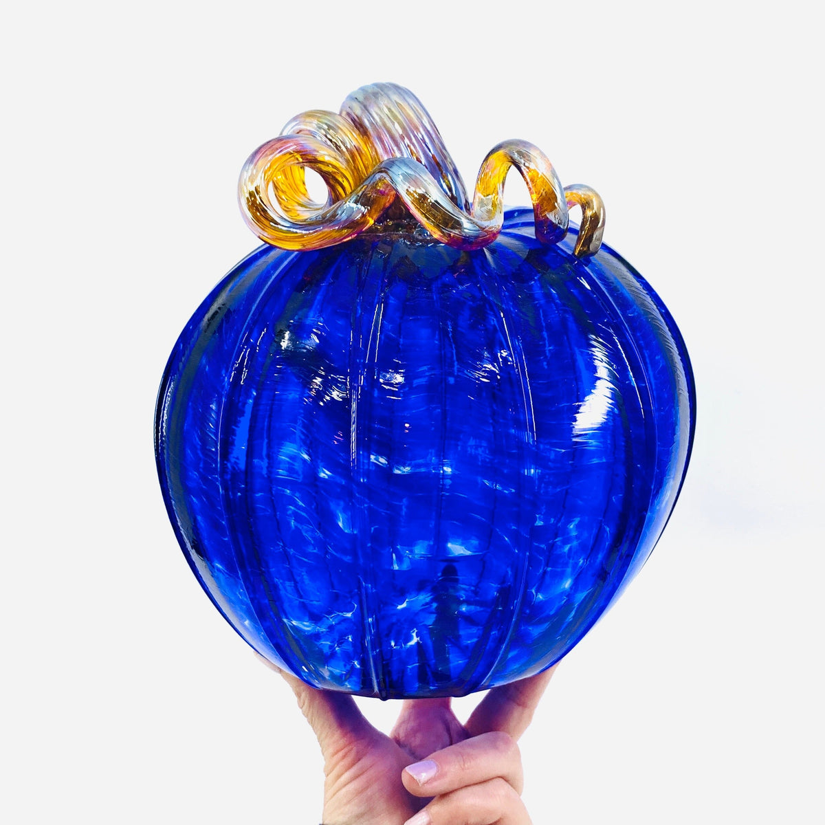 Daily Pumpkin 259 Large Gabby Luke Adams Glass Blowing Studio 