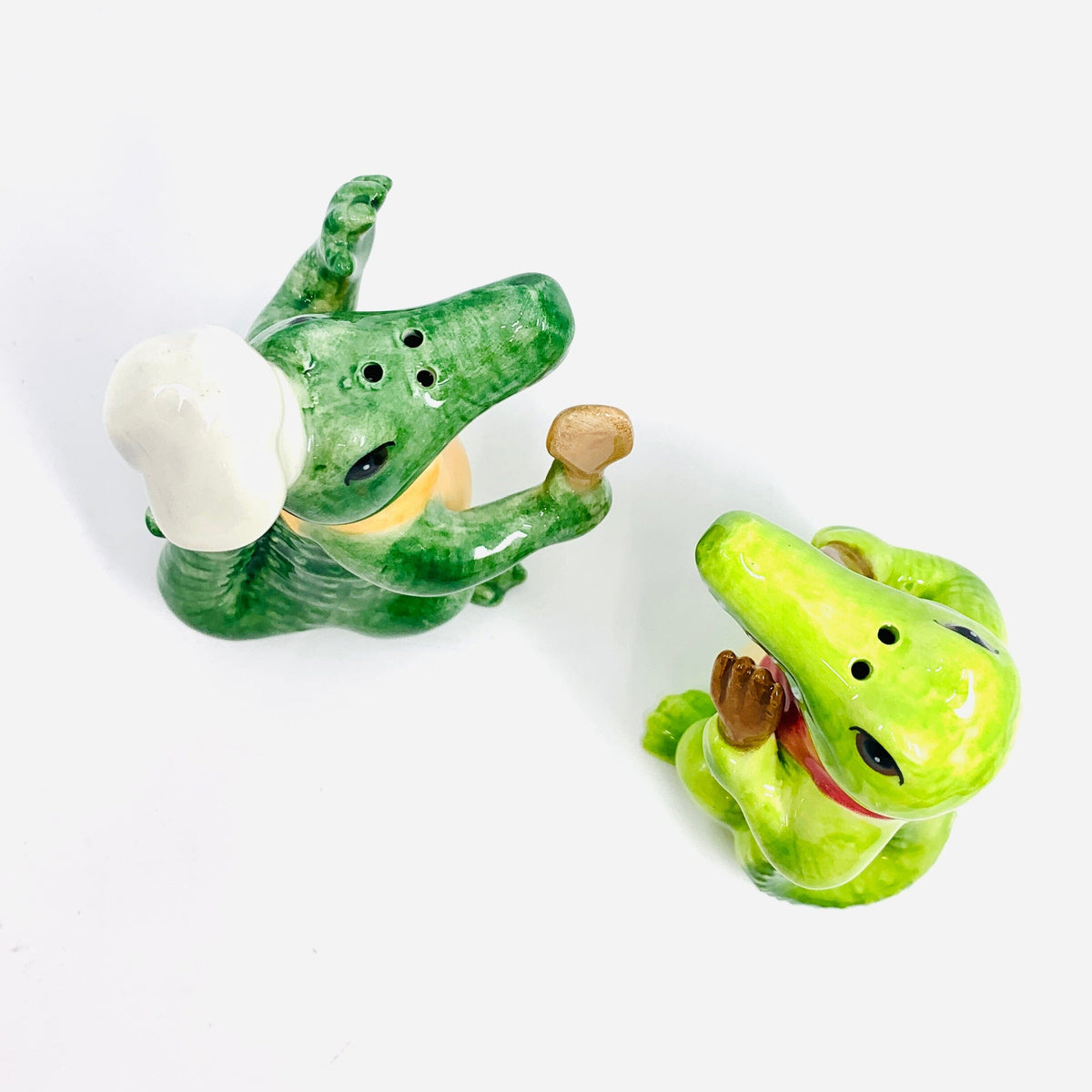 Alligator Salt and Pepper Shakers COSMOS 