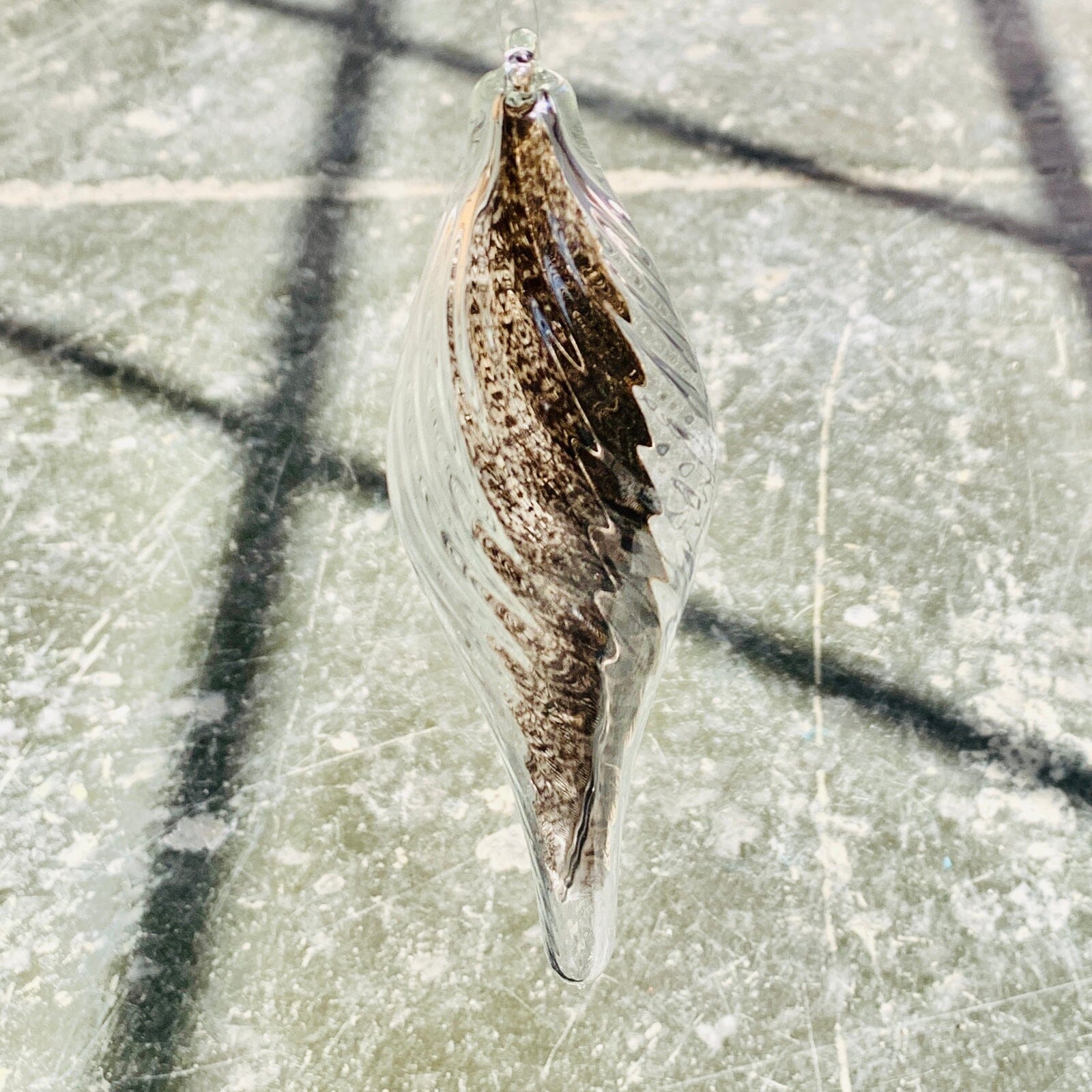 Artisan Feather Ascension Ornament, Ringneck Pheasant 1 TriSymbolize Glass 