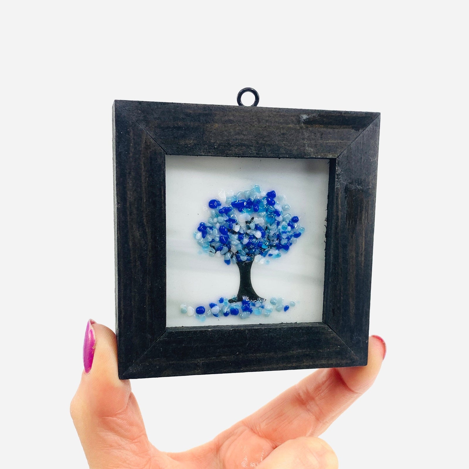 Fused Glass Tree of Life Shadow Box 27 Decor Glimmer Glass Gifts 