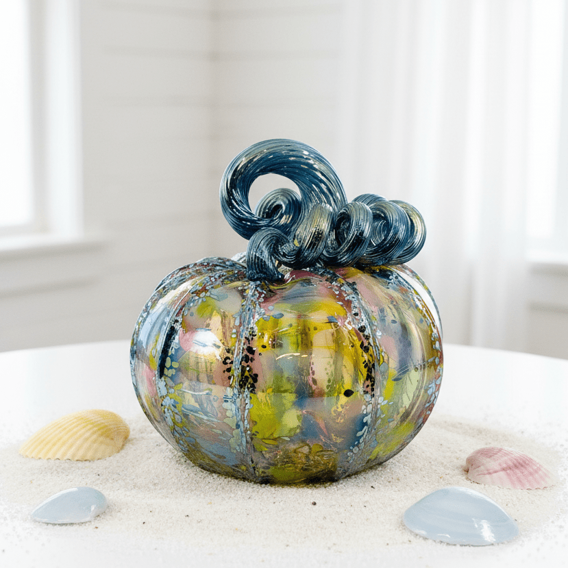 Daily Pumpkin 1288 Squat Gabby Luke Adams Glass Blowing Studio 