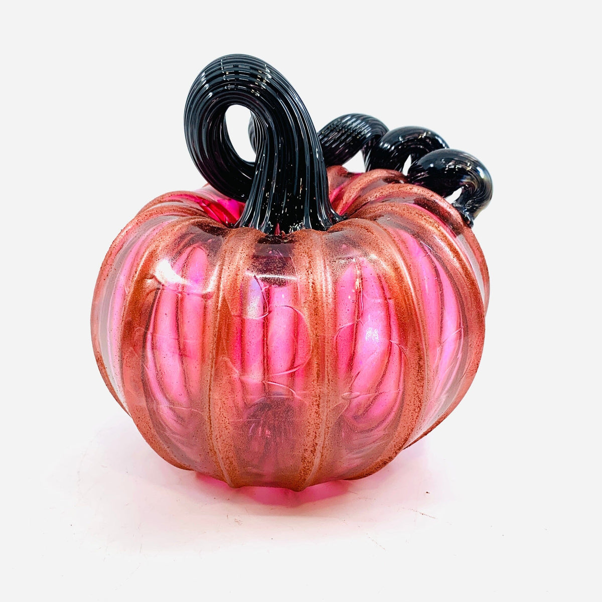 Daily Pumpkin 656 Shimmer Squat Daily Pumpkin Luke Adams Glass Blowing Studio 