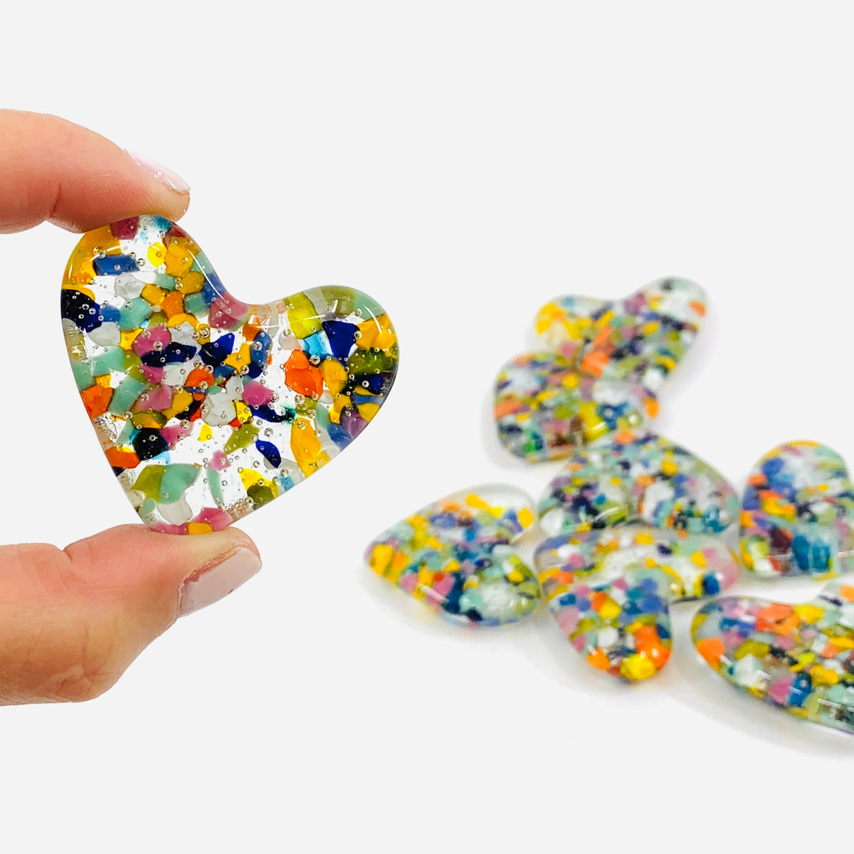 Fused Pocket Heart, Caribbean Cruise