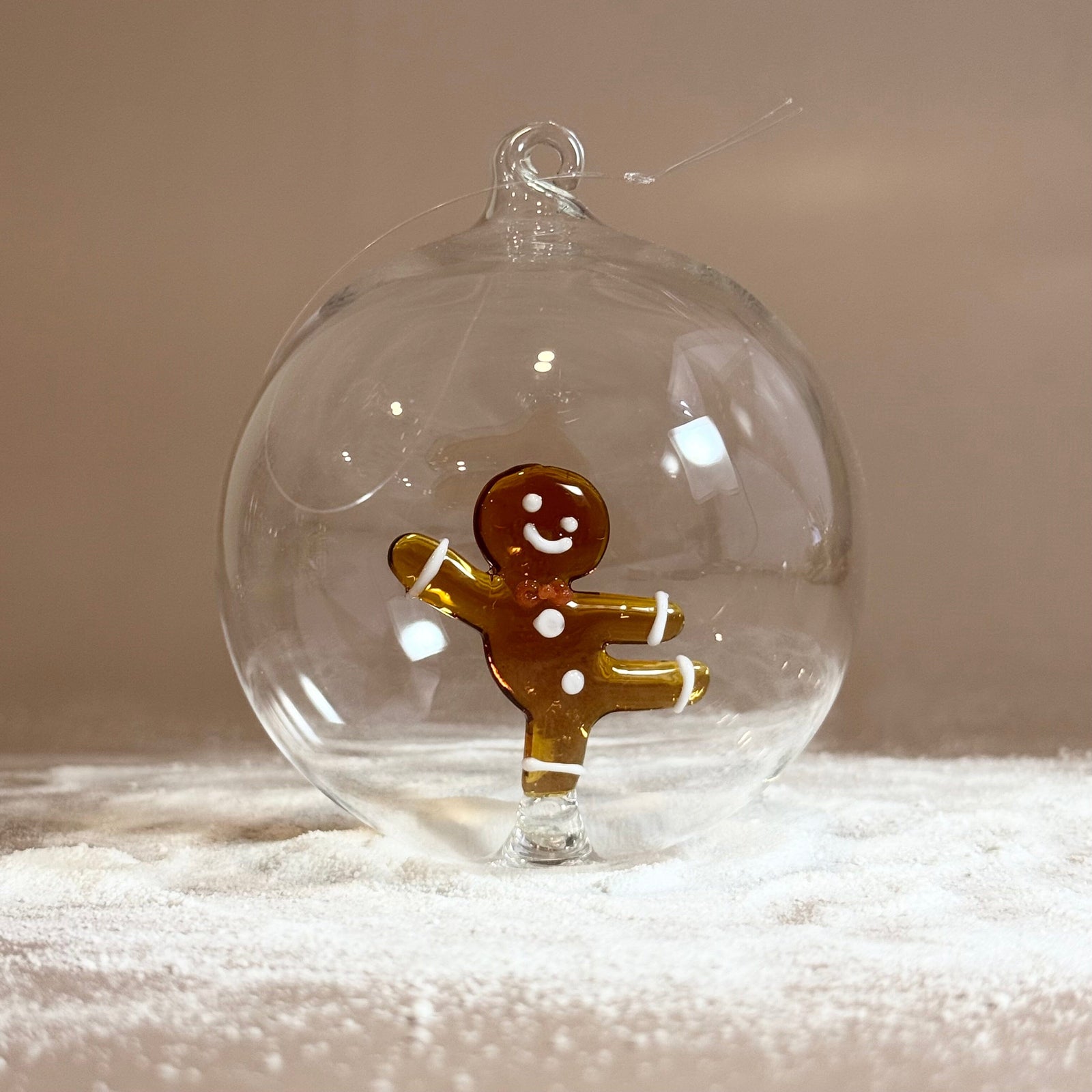 Glass Icon Ornament, Hello Gingerbread ICHENDORF 