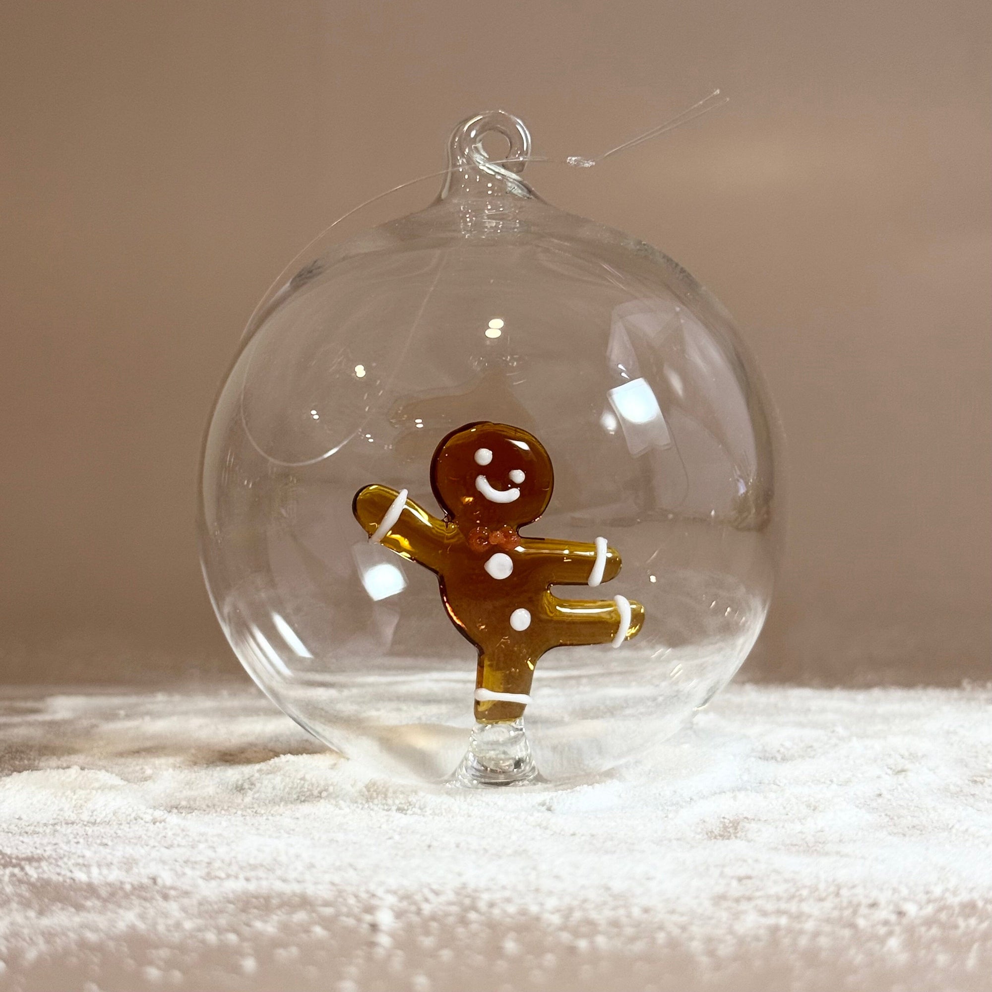 Glass Icon Ornament, Hello Gingerbread ICHENDORF 