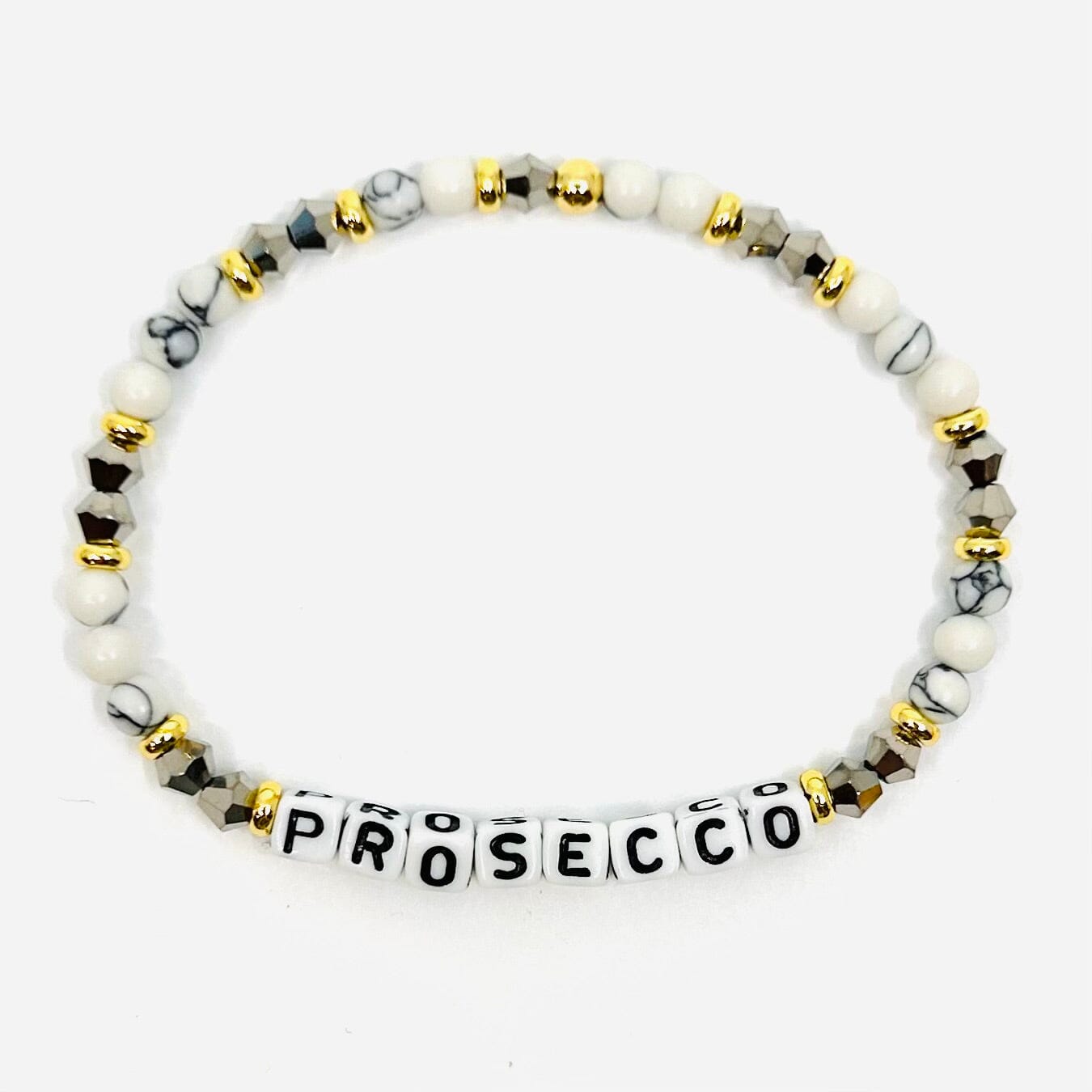 Stackable Wine Friendship Bracelets - Prosecco - 