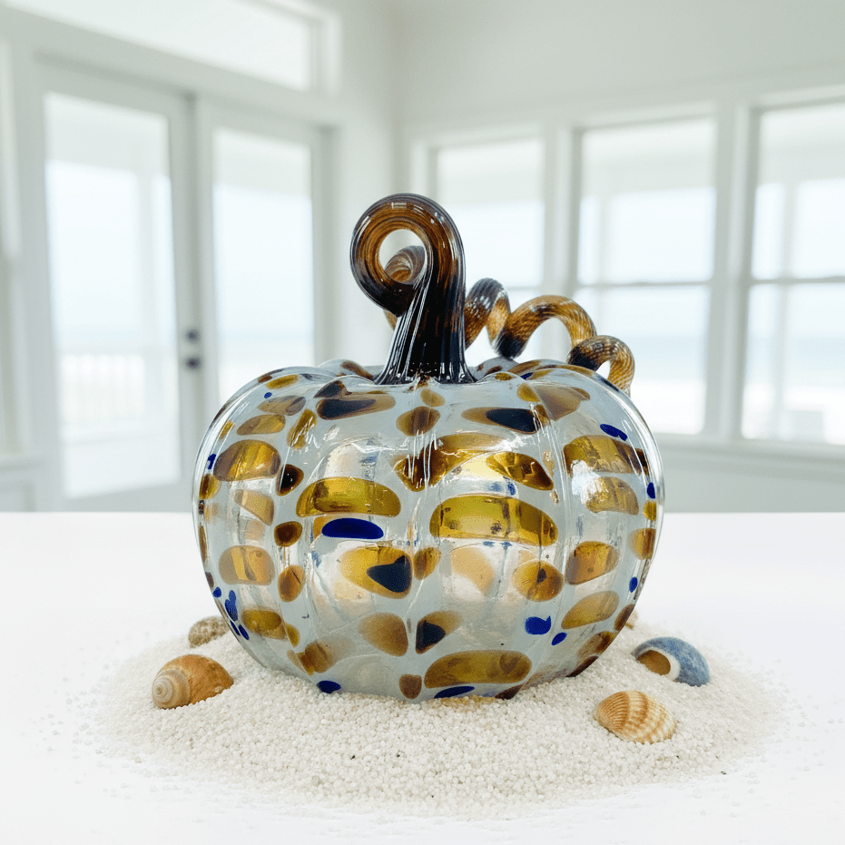 Daily Pumpkin 2336 Squat Gabby Luke Adams Glass Blowing Studio 