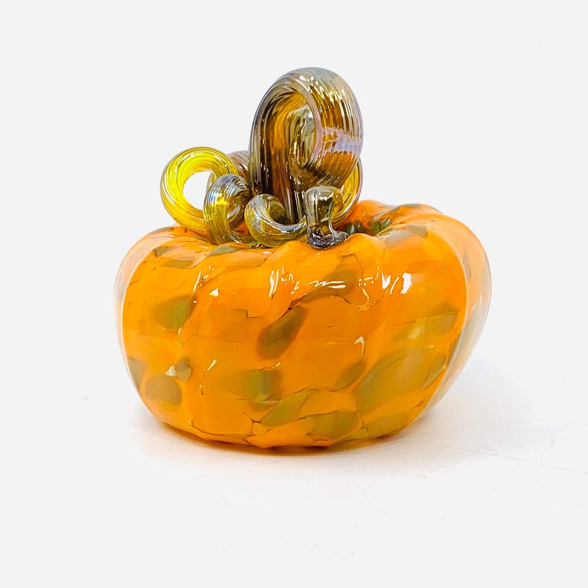 Daily Pumpkin 1255 Oops Squat Daily Pumpkin Luke Adams Glass Blowing Studio 