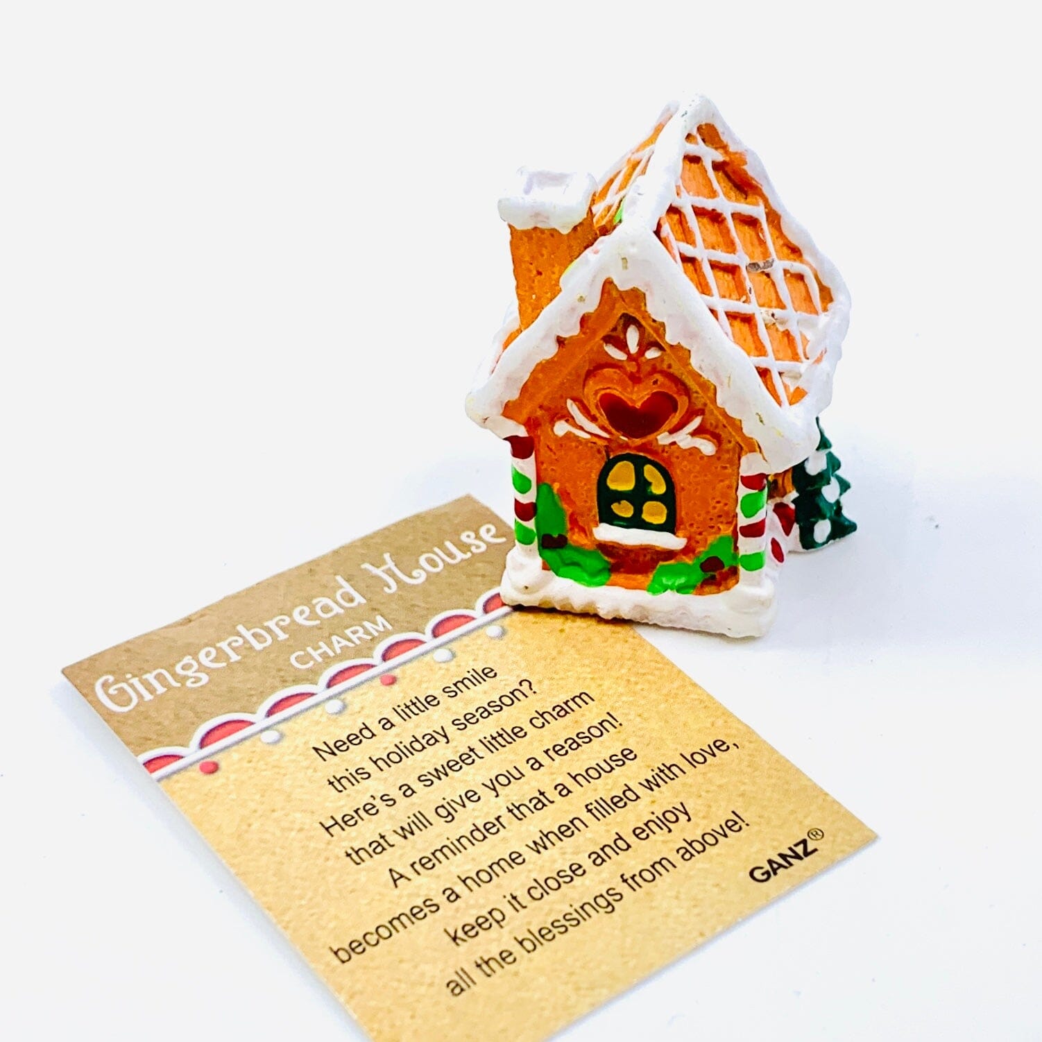 Gingerbread House Charm - PT 149 GANZ 