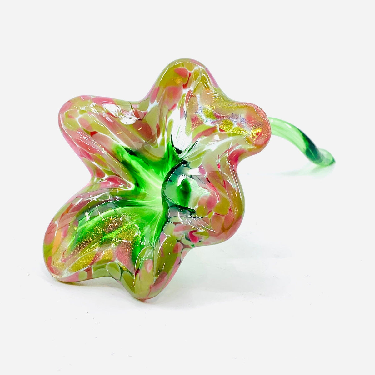 Pulled Glass Flower 44 Decor Luke Adams Glass Blowing Studio 