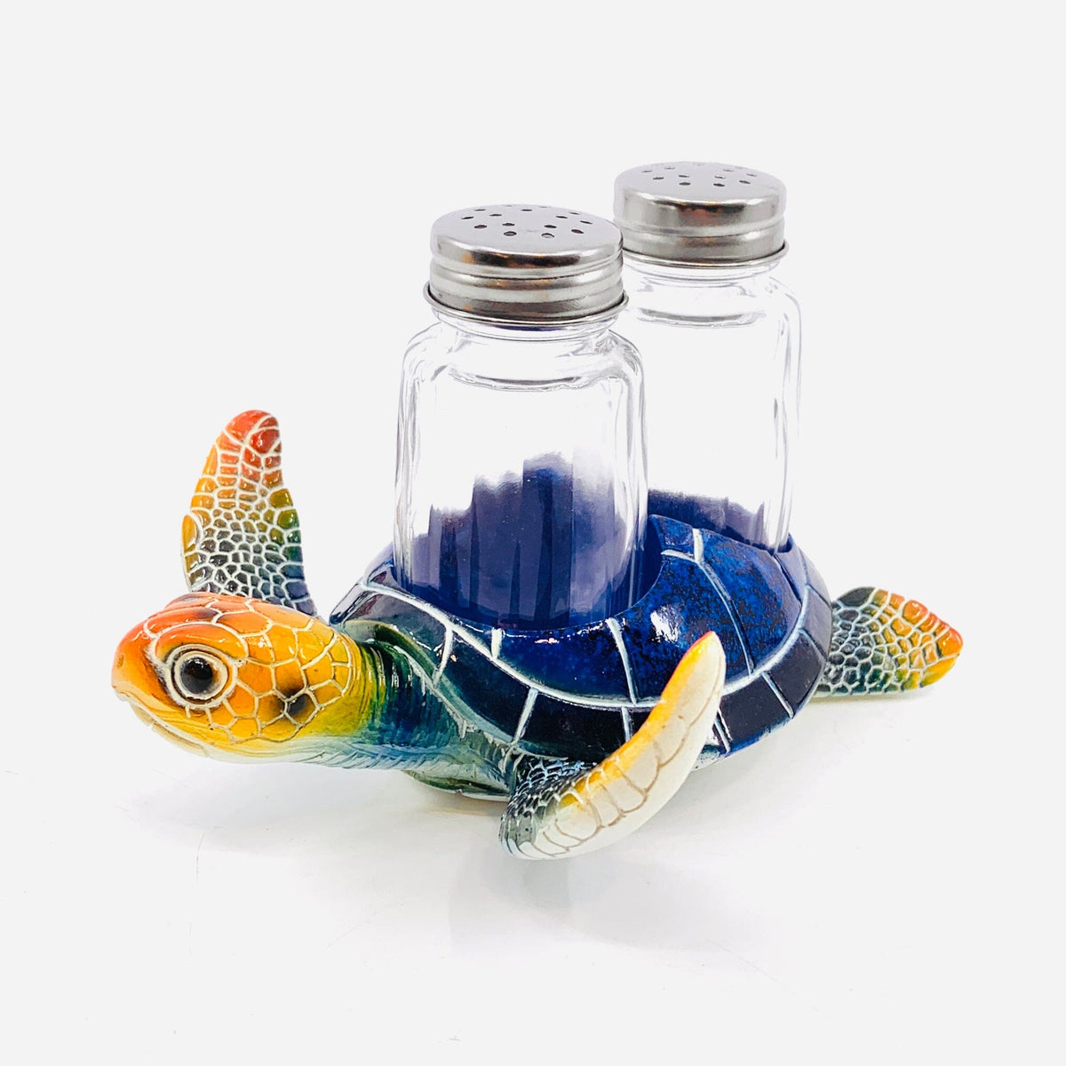 Blue Sea Turtle Salt and Pepper Shaker Chesapeake Bay 