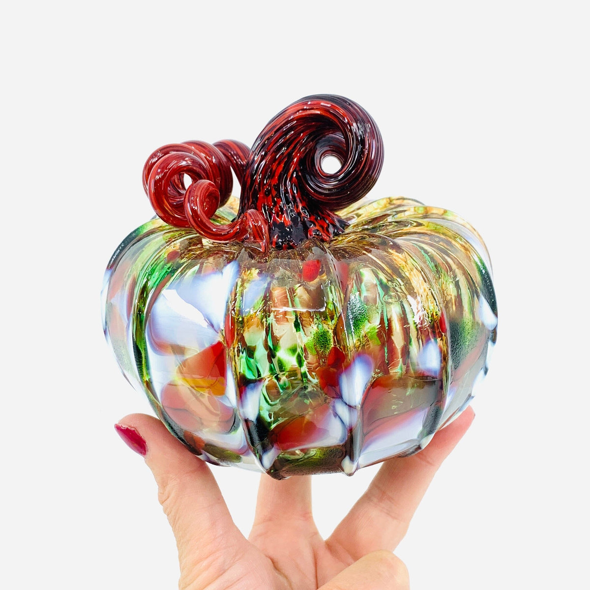 Daily Pumpkin 2087 Holiday Squat Gabby Luke Adams Glass Blowing Studio 