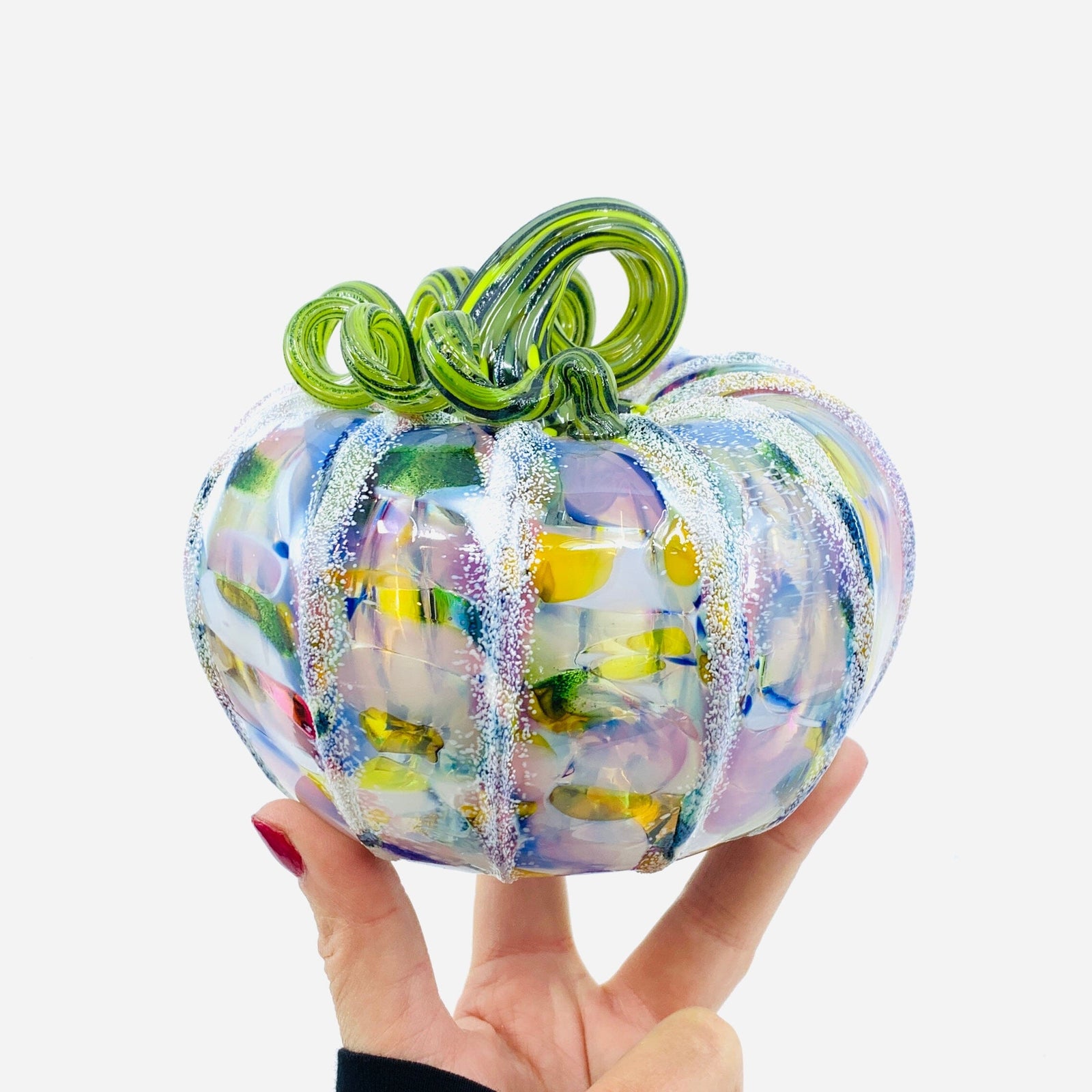 Daily Pumpkin 2050 Snowfall Squat Gabby Luke Adams Glass Blowing Studio 