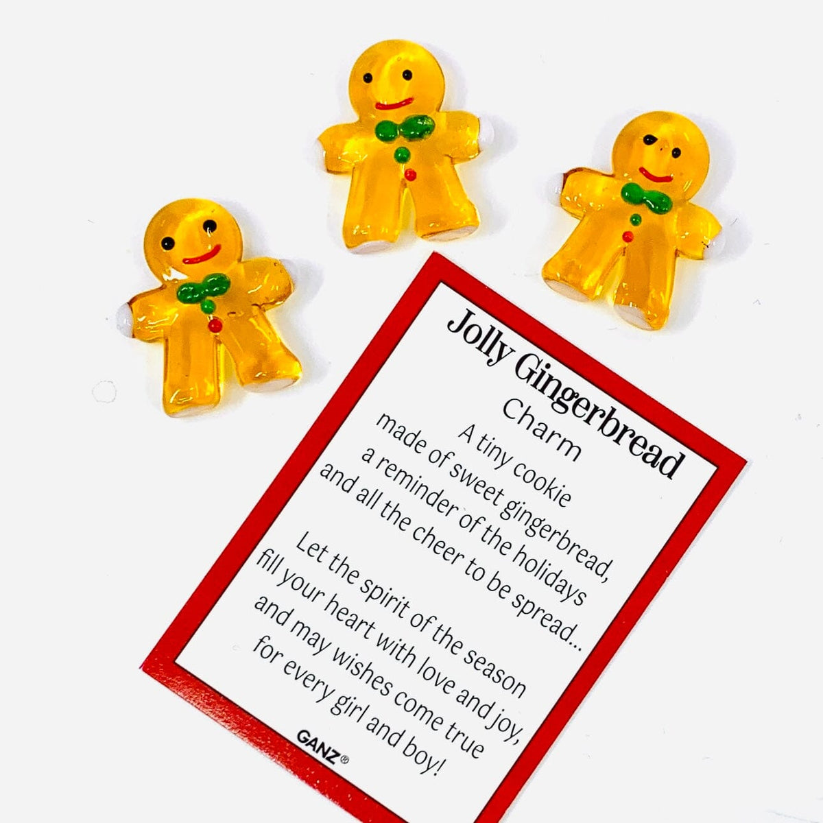 Jolly Gingerbread Charm - PT195 GANZ 