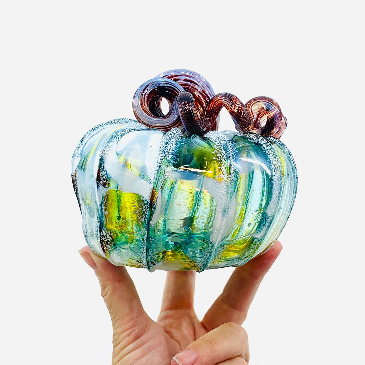 Daily Pumpkin 2465 Oops Squat Gabby Luke Adams Glass Blowing Studio 