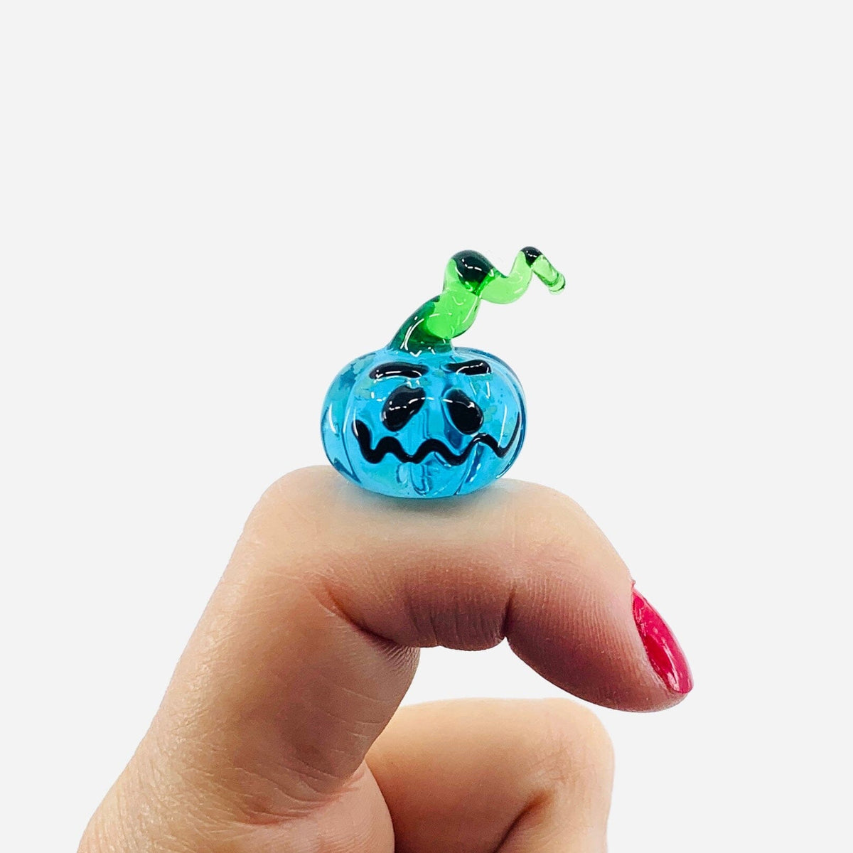 Glow In The Dark Jack - O - Lantern Pocket Charm PT189 Miniature GANZ Blue 