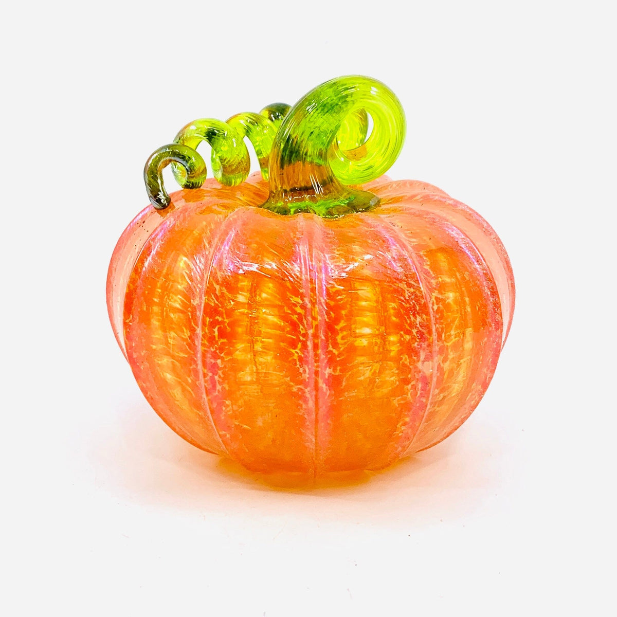 Daily Pumpkin 3876 Fall Shimmer Squat Gabby Luke Adams Glass Blowing Studio 