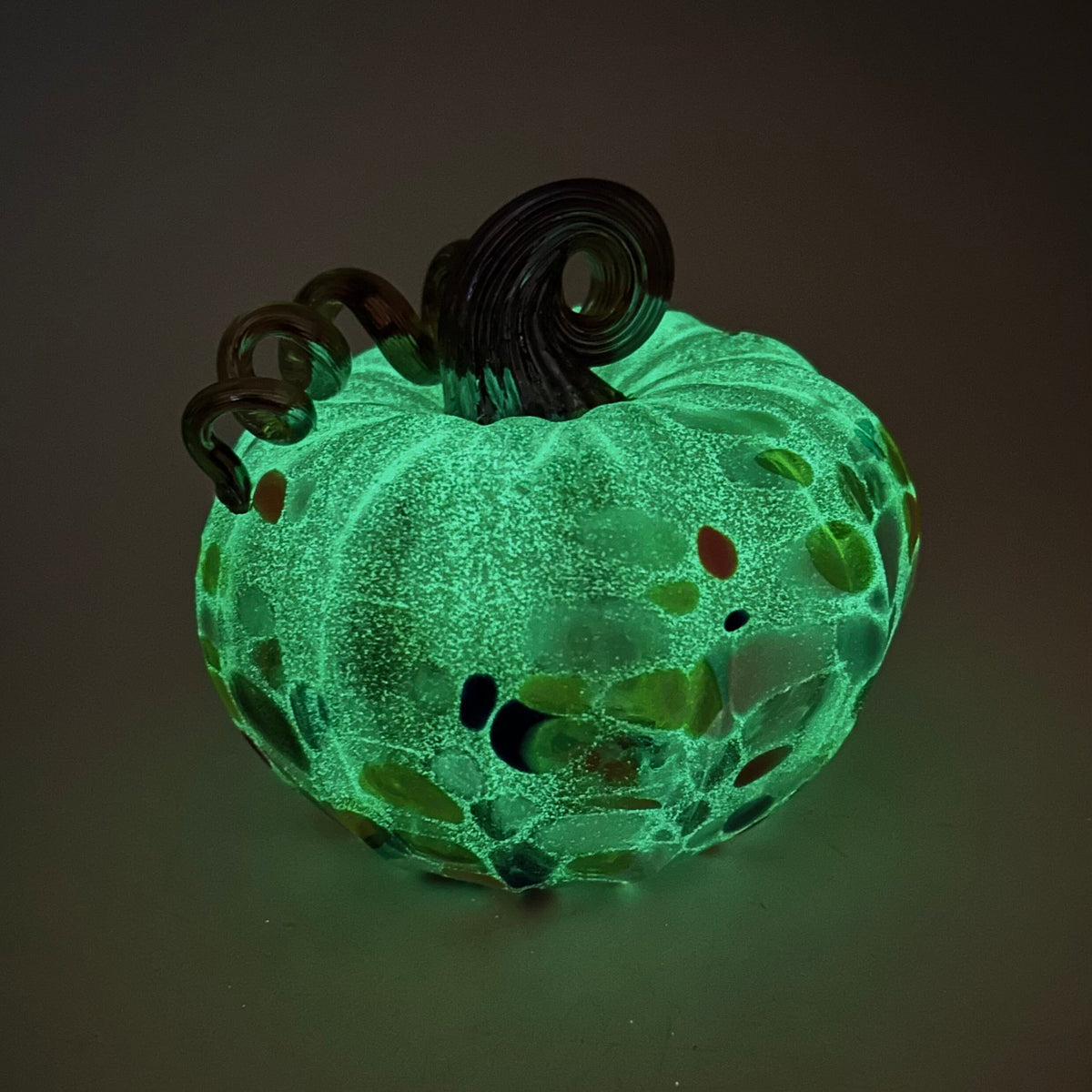 Daily Glow Pumpkin 1425 Squat Daily Pumpkin Luke Adams Glass Blowing Studio 