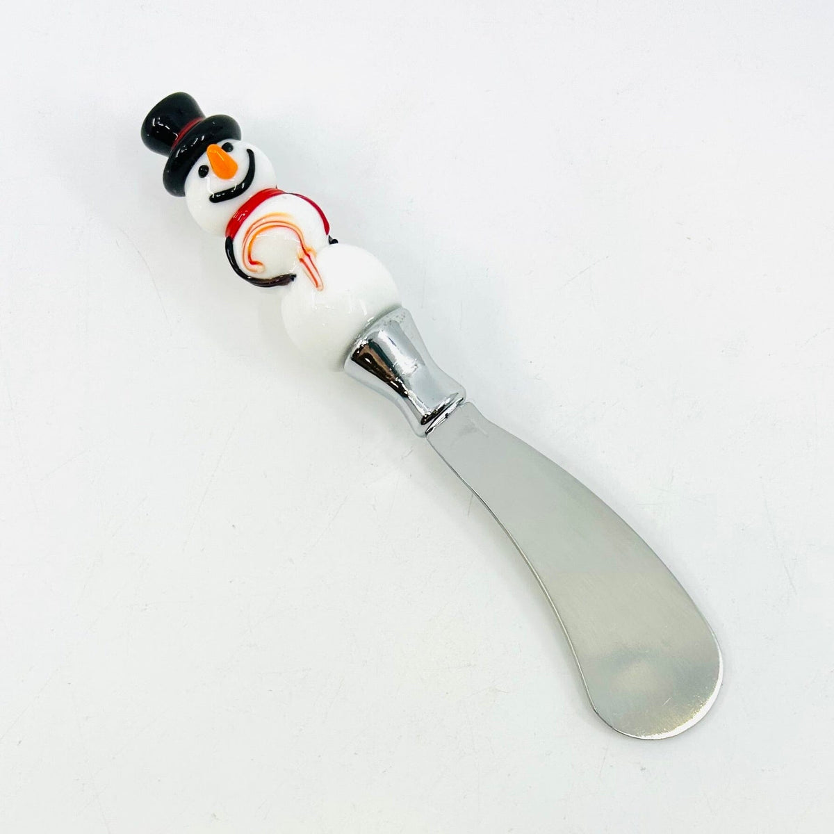 Holiday Glass Spreaders, Snowman Decor Creative Co-Op 