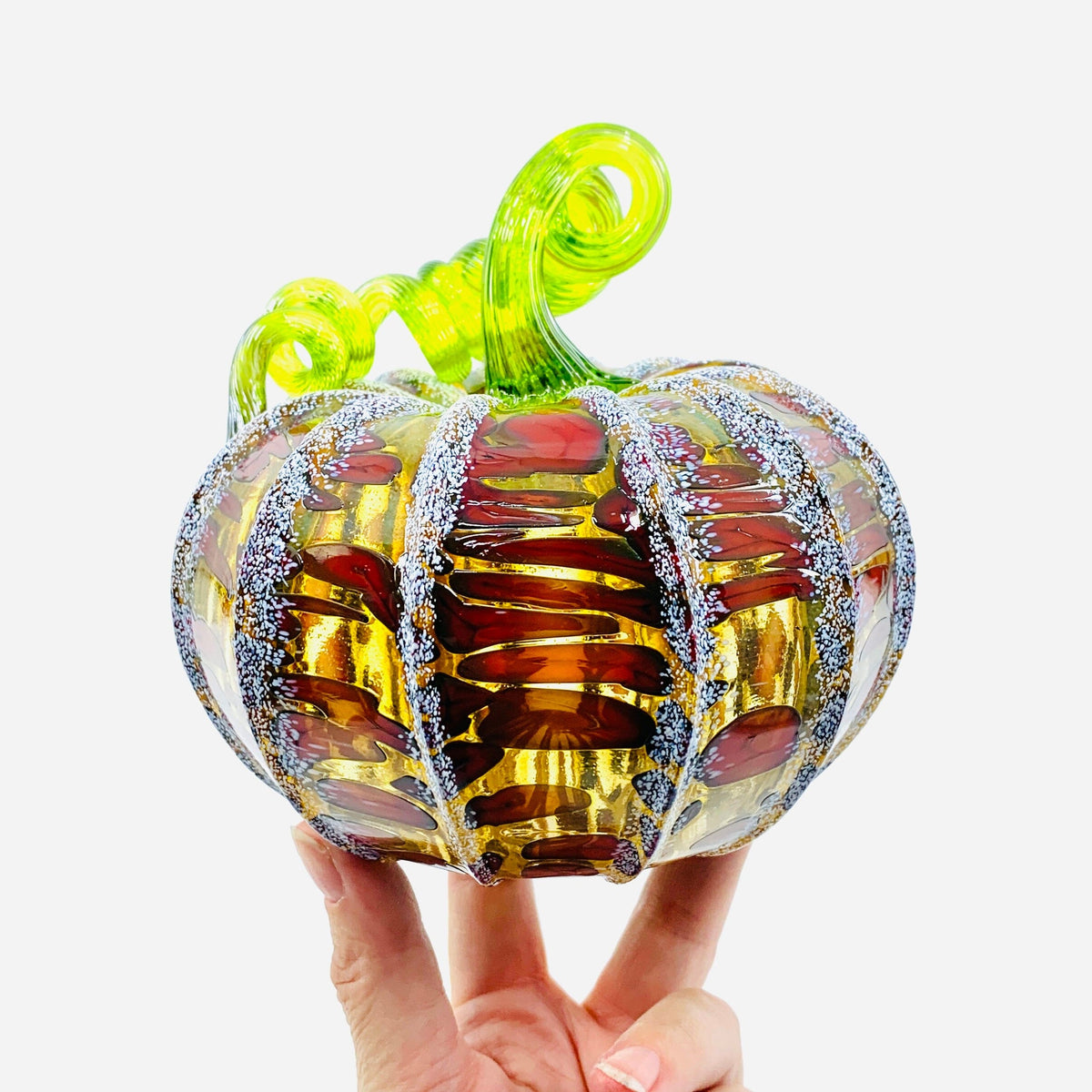Daily Pumpkin 3799 Fall Squat Gabby Luke Adams Glass Blowing Studio 