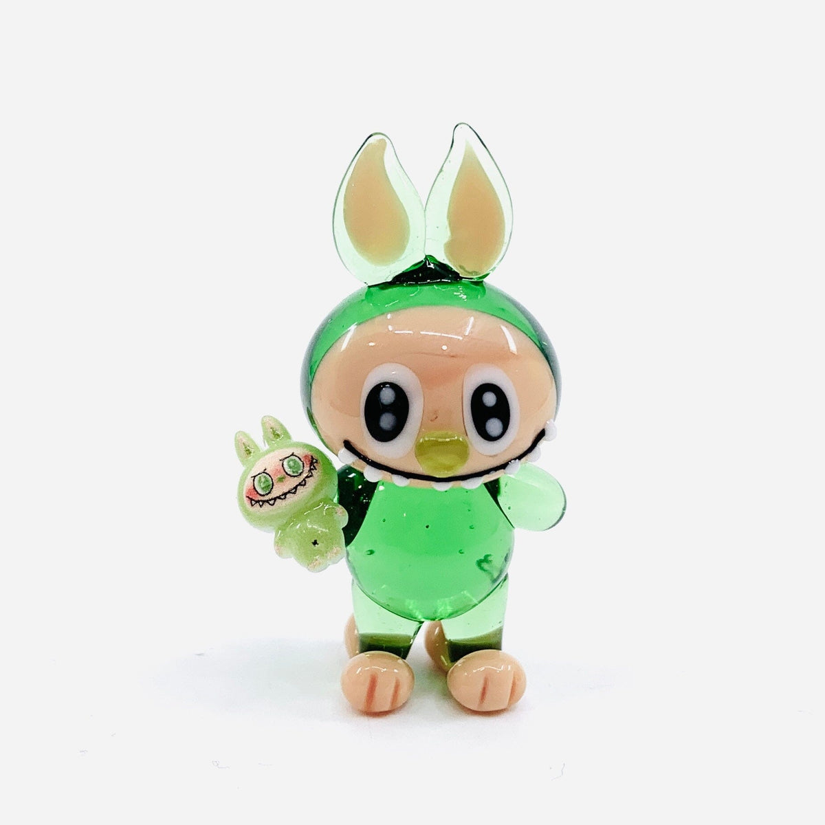 Glass Labubu Monsters, Green Alex 