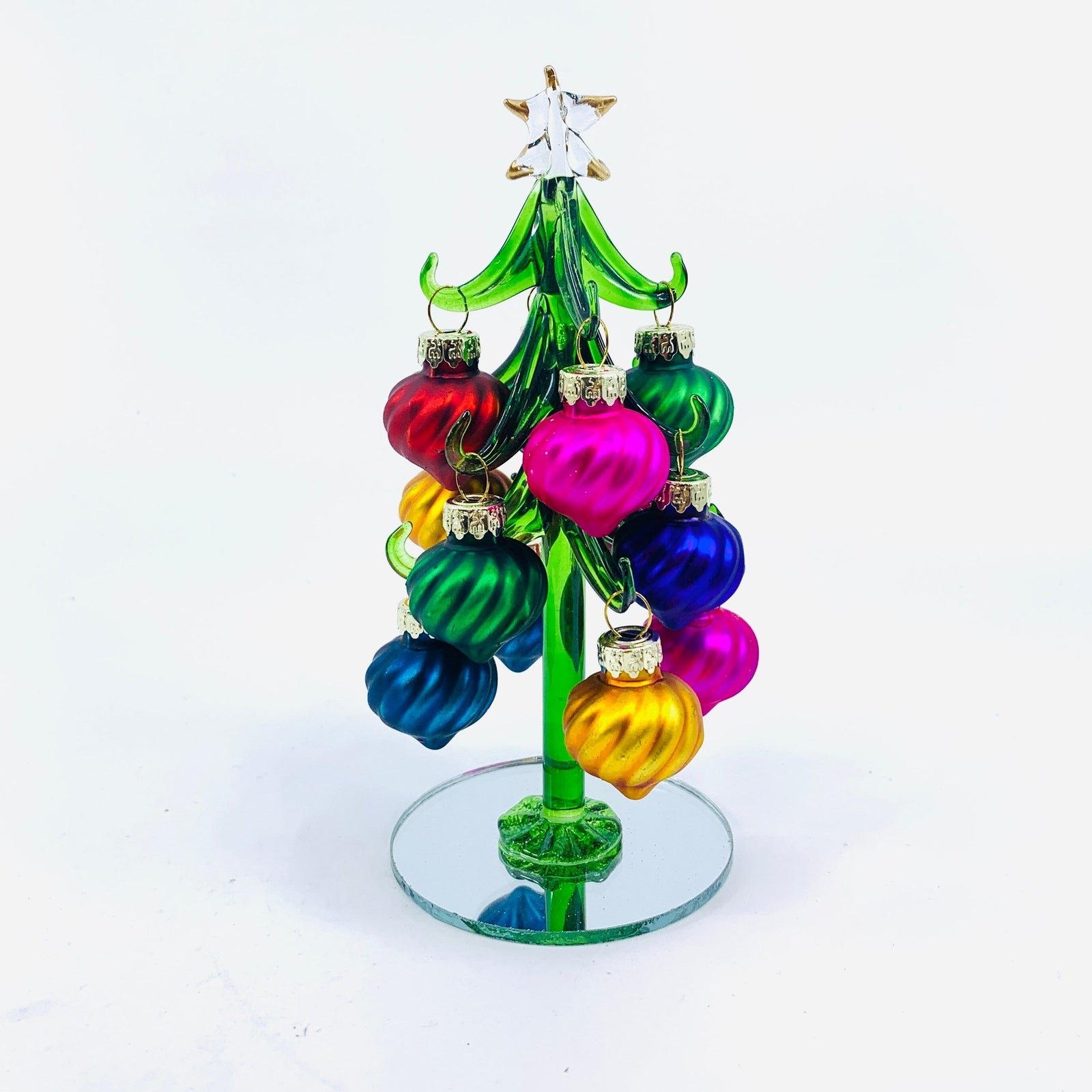 Glass Swirl Ornament Tree 33 Decor Gift Essentials 
