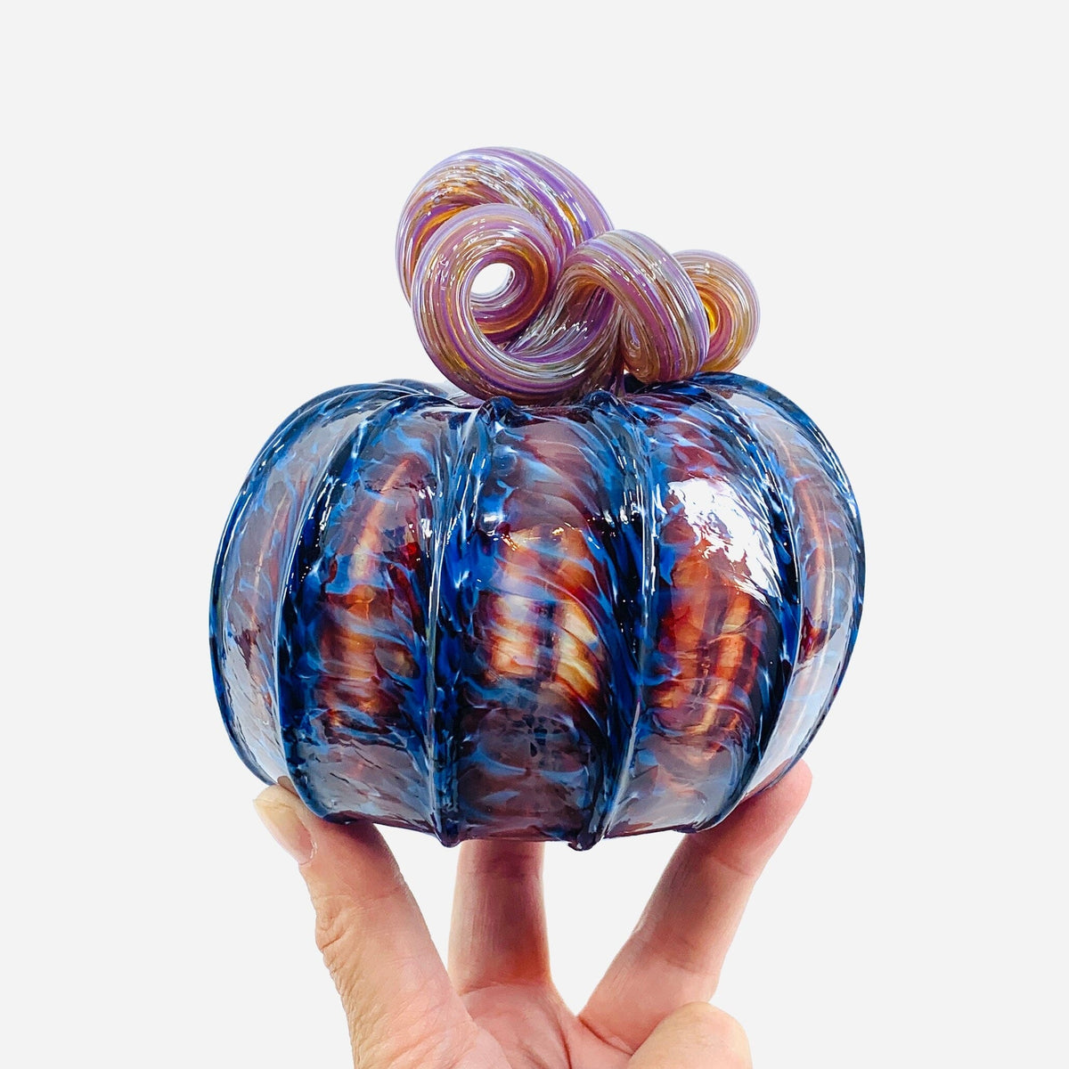 Daily Pumpkin 2114 Oops Squat Gabby Luke Adams Glass Blowing Studio 