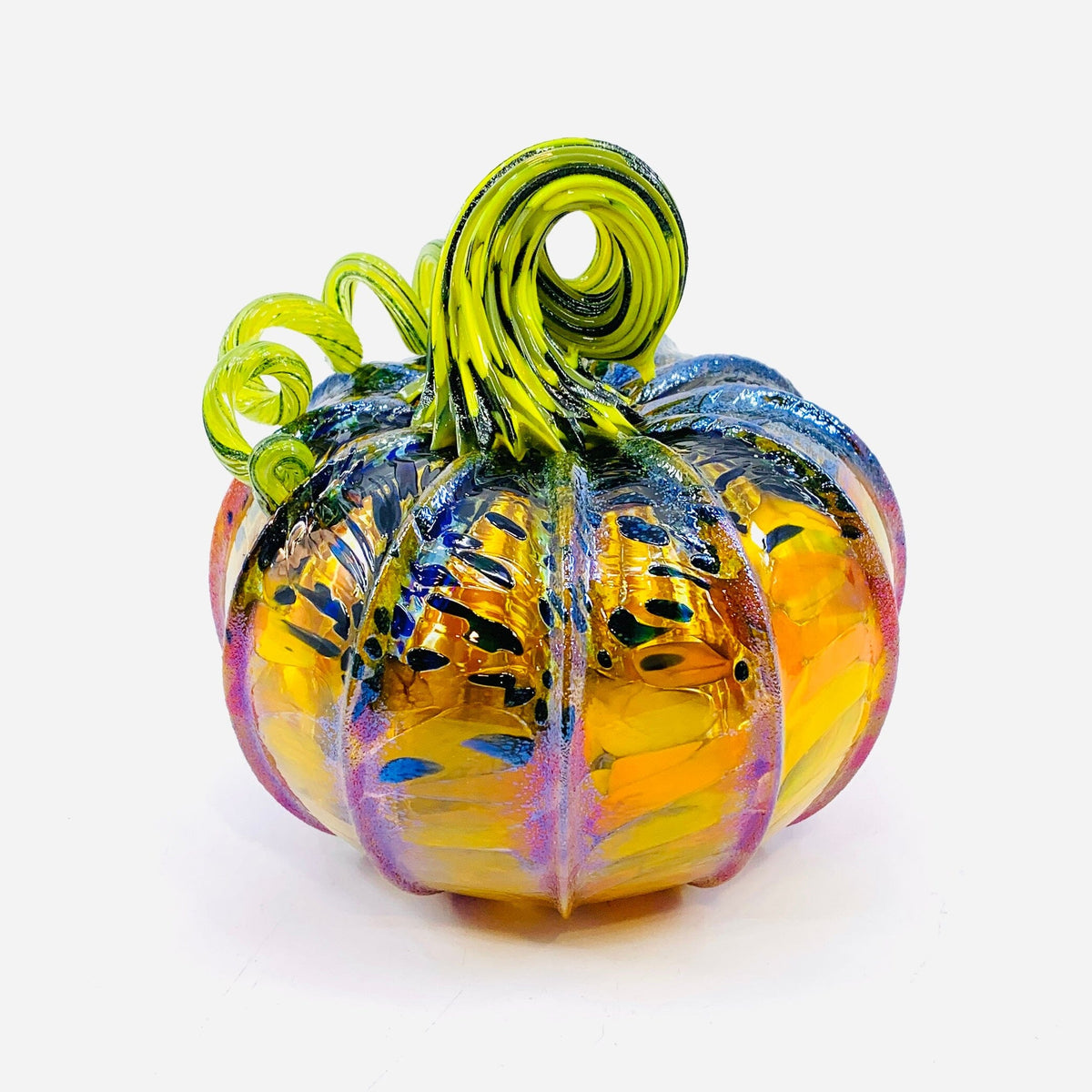 Daily Pumpkin 3021 Fall Squat Gabby Luke Adams Glass Blowing Studio 