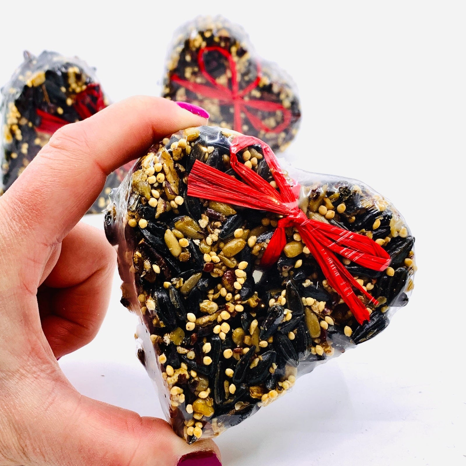 Wild Bird Seed Outdoor Heart Ornament Mr Bird 