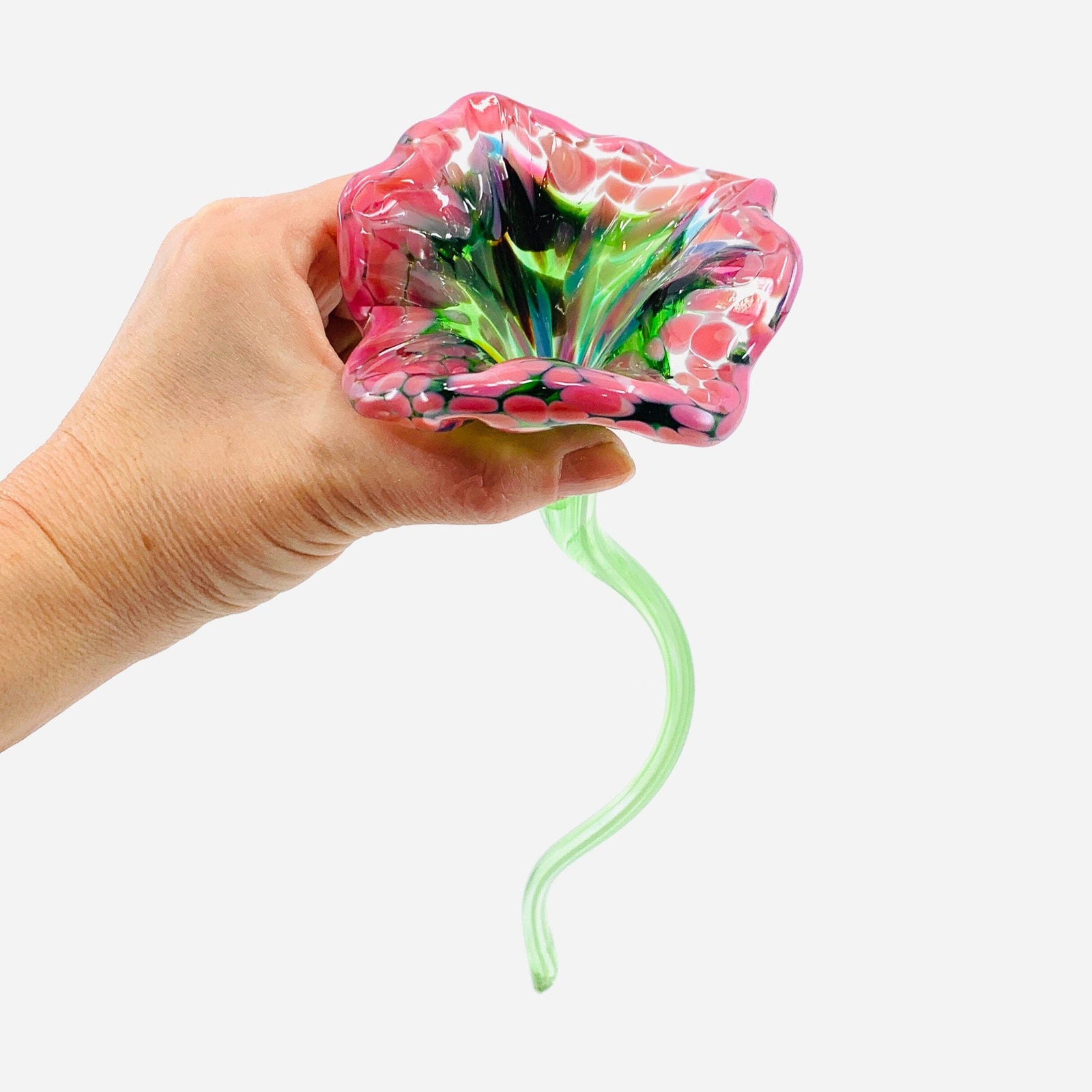 Pulled Glass Flower 30 Decor Luke Adams Glass Blowing Studio 