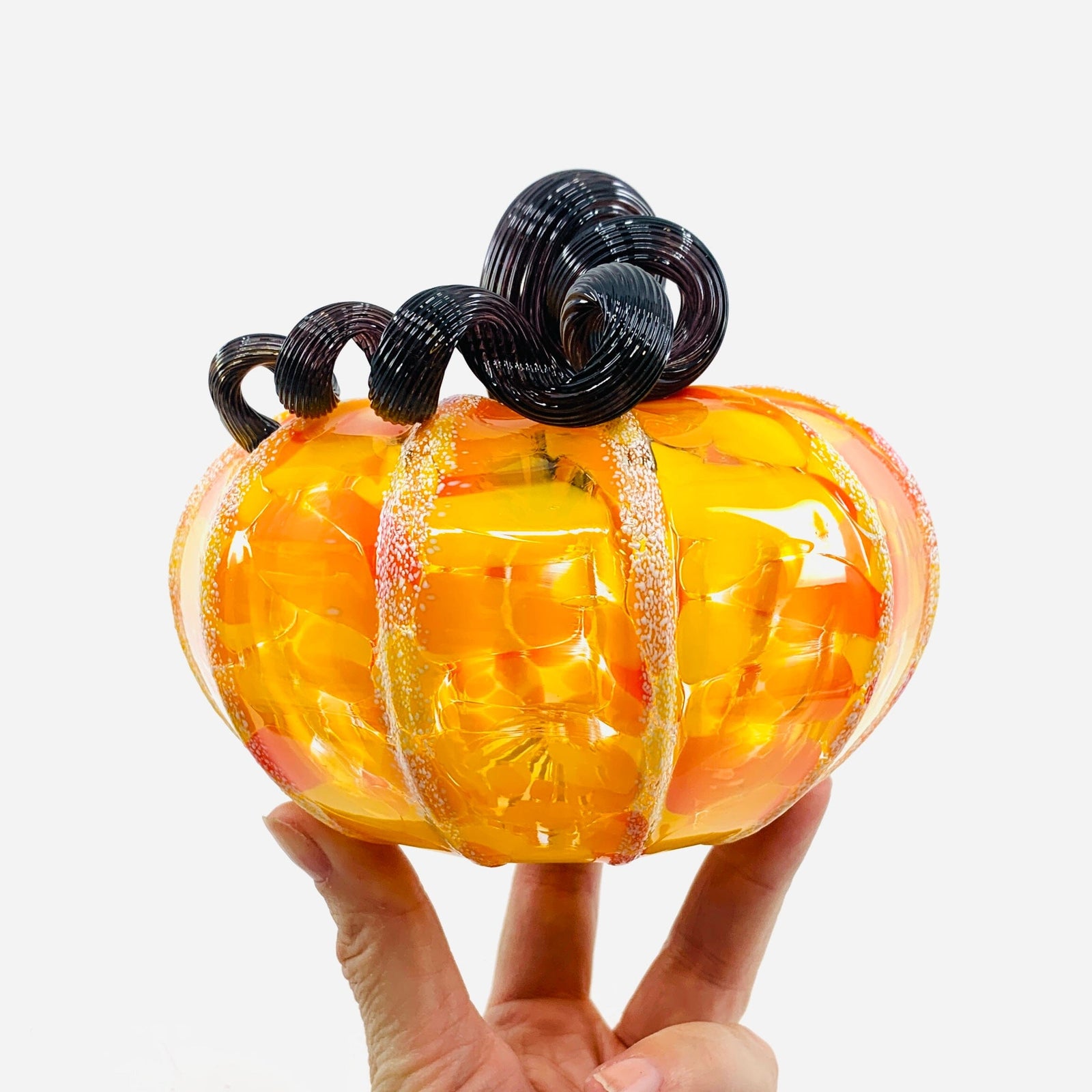 Daily Pumpkin 1212 Squat Daily Pumpkin Luke Adams Glass Blowing Studio 
