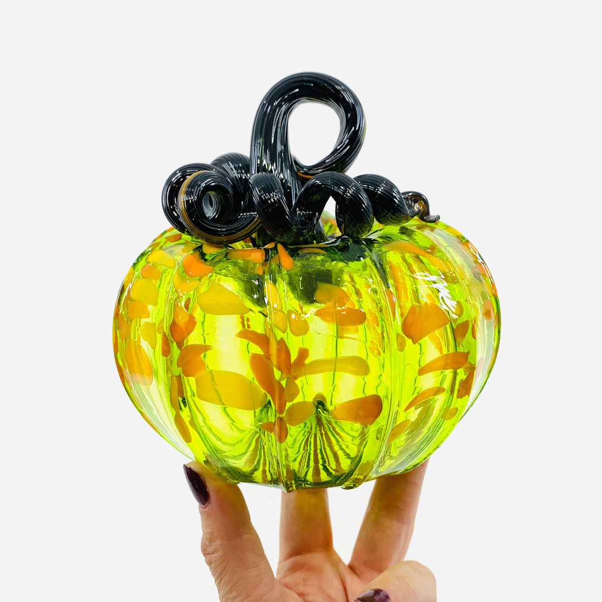 Daily Pumpkin 62 Fall Squat Daily Pumpkin Luke Adams Glass Blowing Studio 