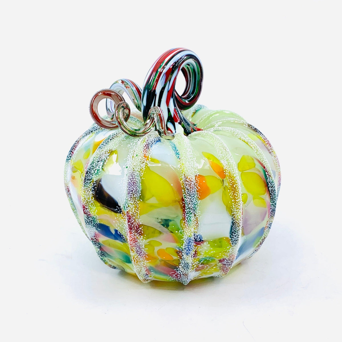 Daily Pumpkin 1738 Holiday Snowfall Squat Gabby Luke Adams Glass Blowing Studio 