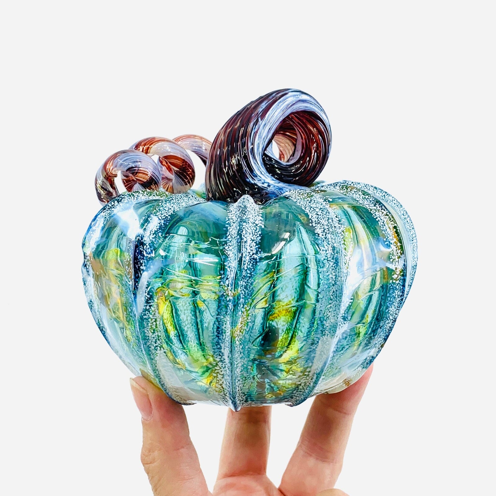 Daily Pumpkin 2513 Squat Gabby Luke Adams Glass Blowing Studio 