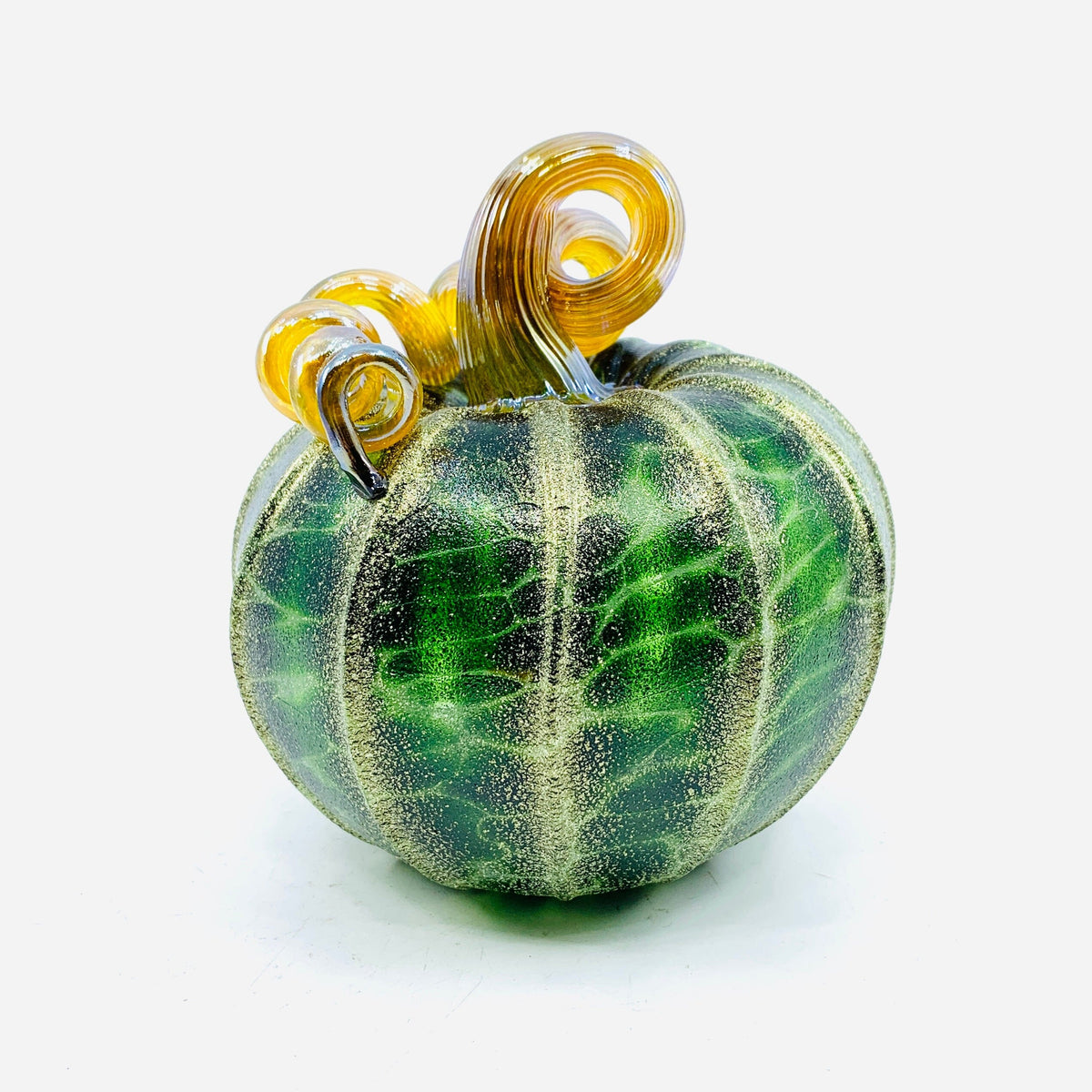 Daily Pumpkin 220 Fall Shimmer Squat Daily Pumpkin Luke Adams Glass Blowing Studio 