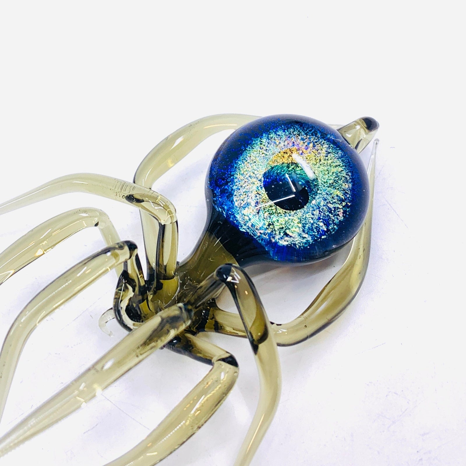 Glass Galaxy Spider Ornament, 25 Ornament WGK Glass Art Inc 