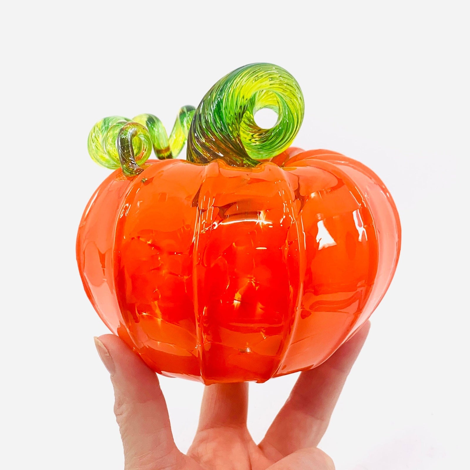 Daily Pumpkin 111 Squat Gabby Luke Adams Glass Blowing Studio 