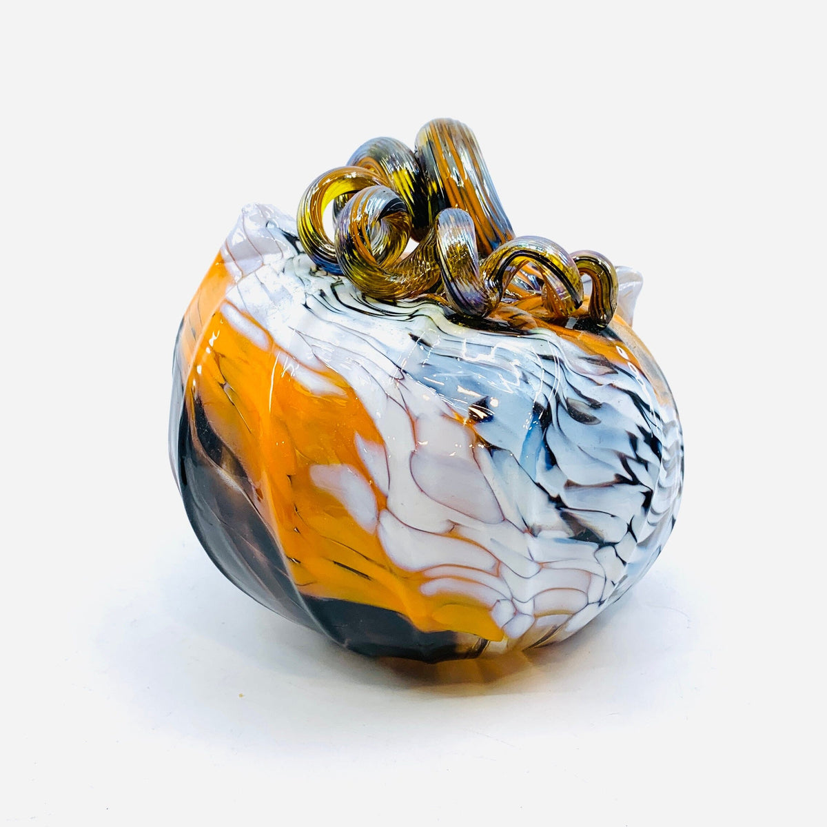 Daily Pumpkin 865 “Oops” Catkin Gabby Luke Adams Glass Blowing Studio 